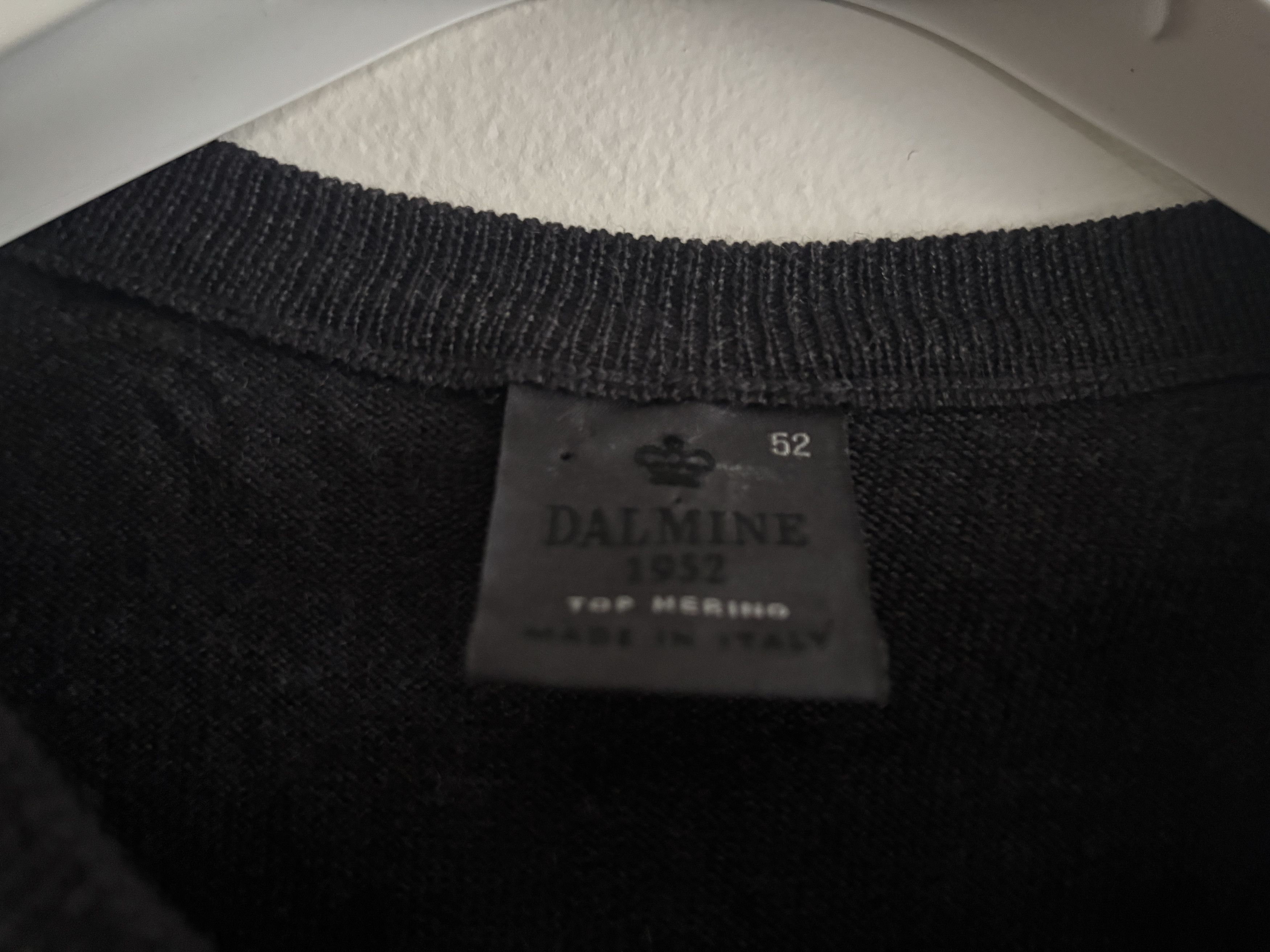 Dalmine $220 Grey Fine Merino Wool V-neck Wool Sweater - 42 / Large Size US L / EU 52-54 / 3 - 4 Thumbnail