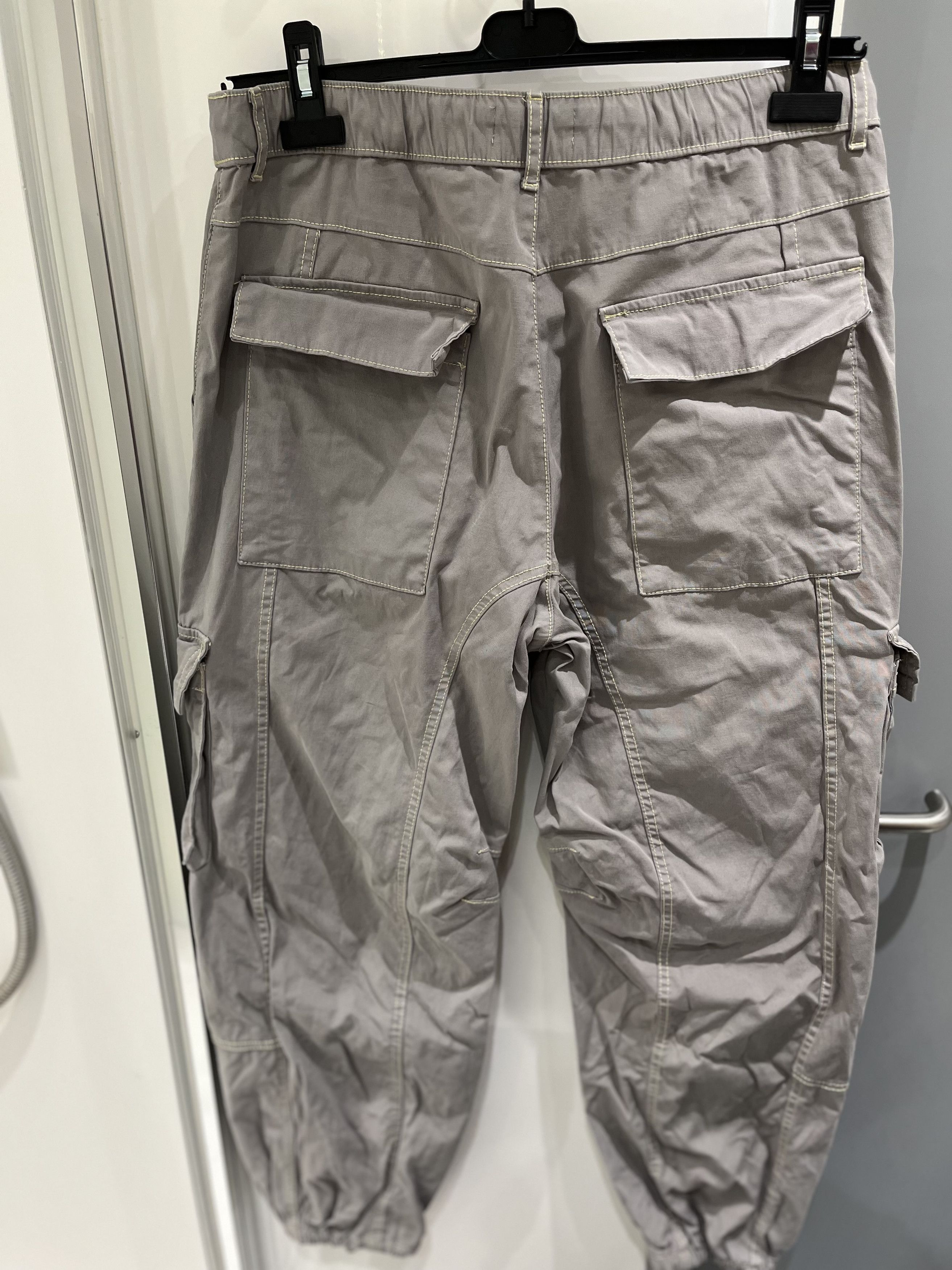 Zara Grey Cargo Pants Size US 26 / EU 42 - 3 Thumbnail