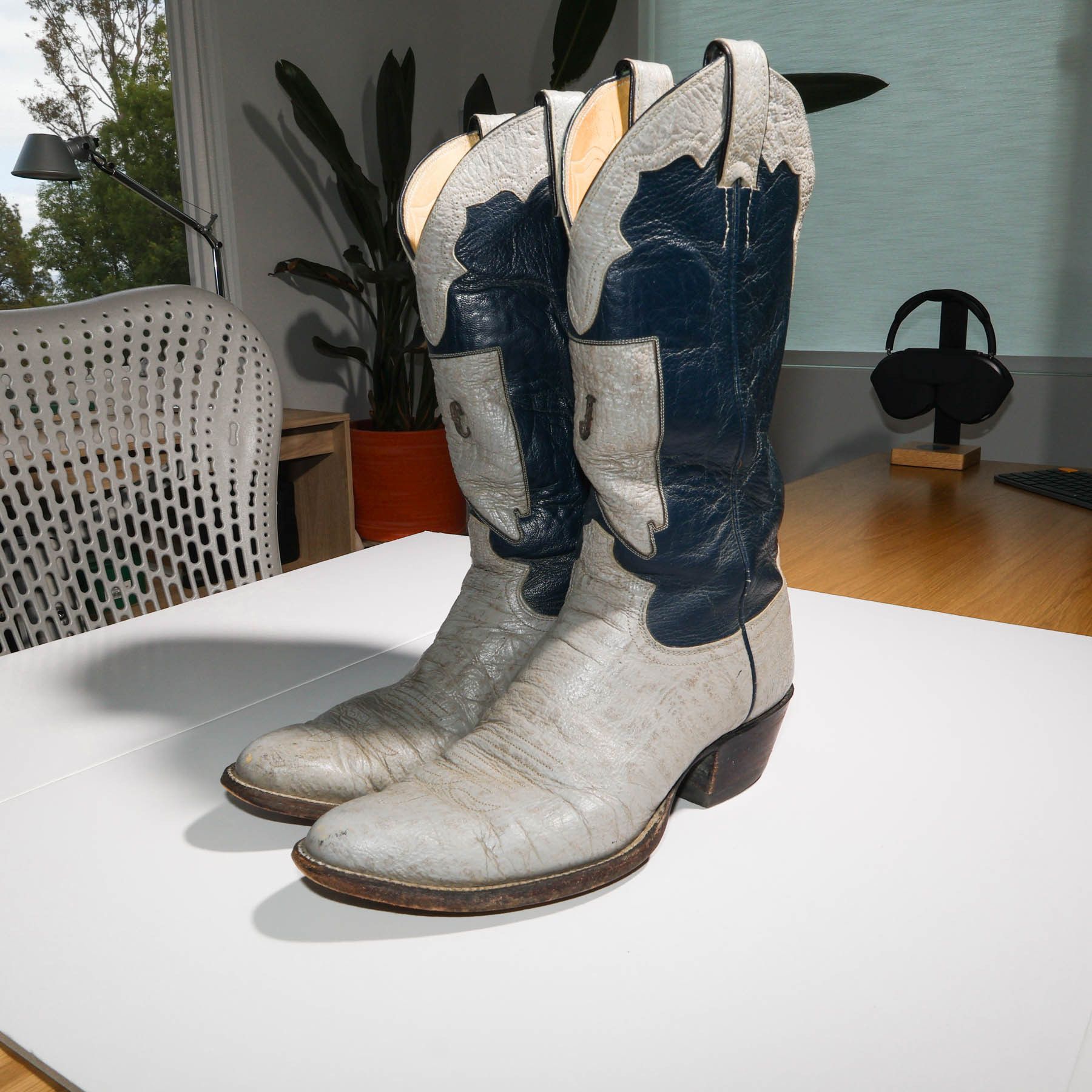 Vintage Vintage 70's Justin Leather Custom Western Cowboy Boots USA Size US 9 / EU 42 - 10 Thumbnail