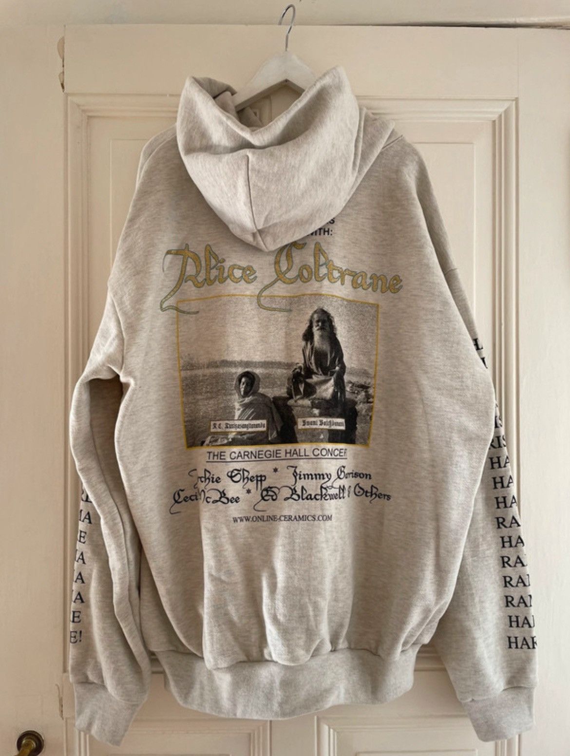 image of Online Ceramics Alice Coltrane Hoodie in Grey, Men's (Size 2XL)