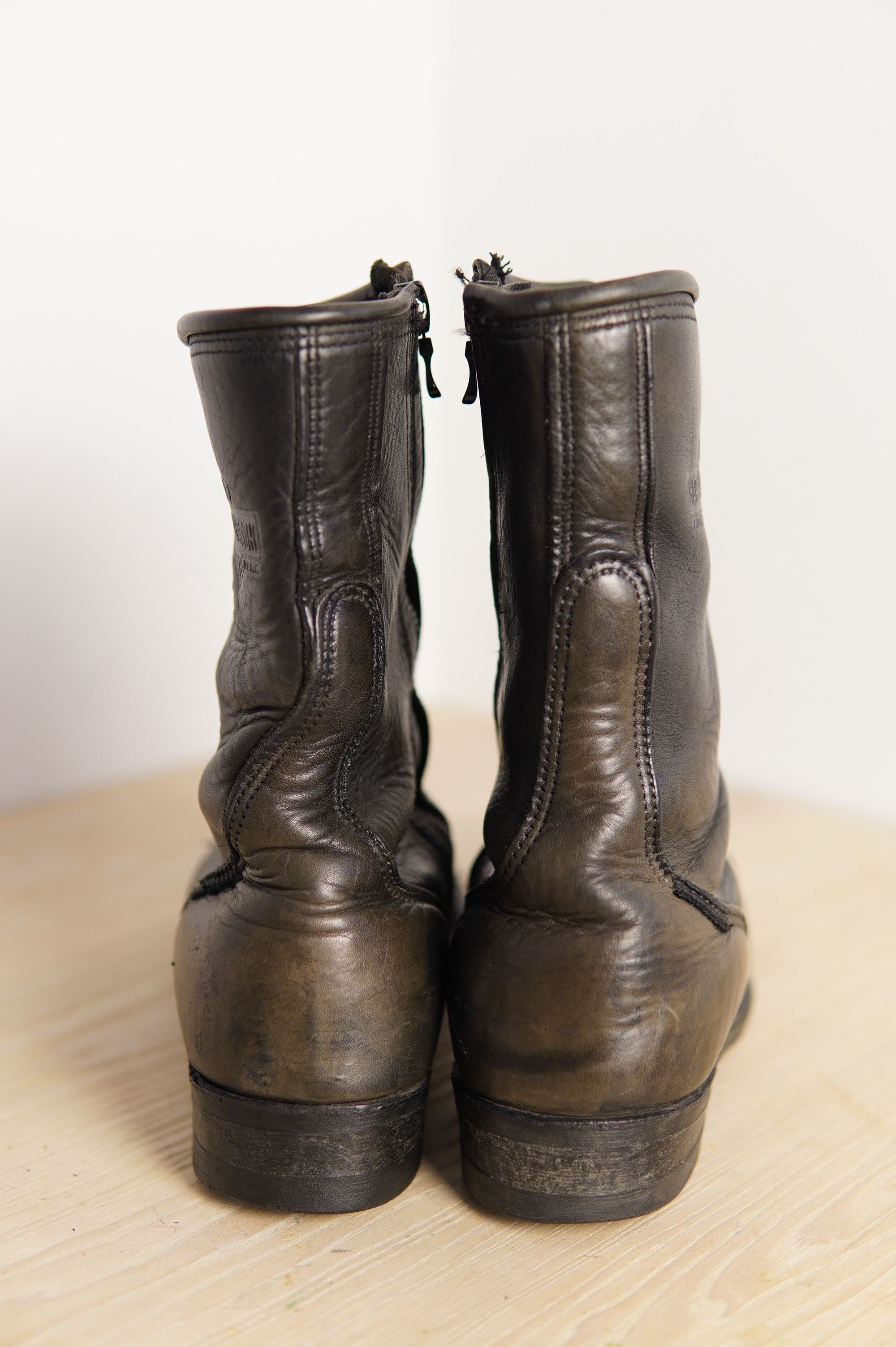 Harley Davidson 80s Harley Davidson Military Paratroopers Combat Riri Boots Size US 8.5 / EU 41-42 - 4 Thumbnail