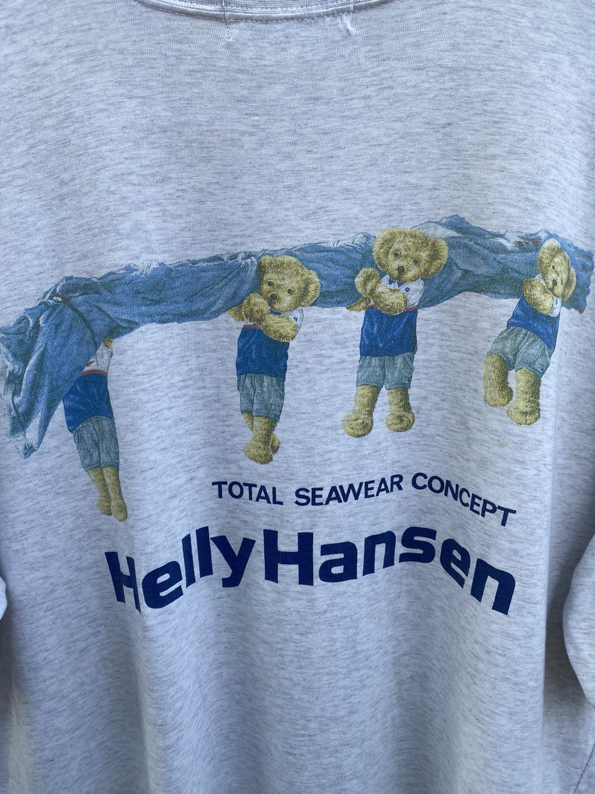 Helly Hansen × Vintage Vintage Rare 80s-90s Helly Hansen Polo Bear Seawear Concept Size US L / EU 52-54 / 3 - 5 Thumbnail