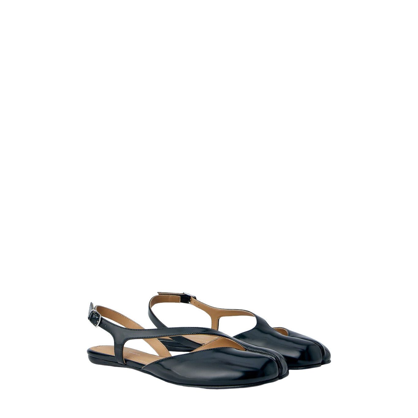 Maison Margiela MAISON MARGIELA Black Tabi Flat Slingbacks New & Authentic ( Size US 6 / IT 36 - 2 Thumbnail