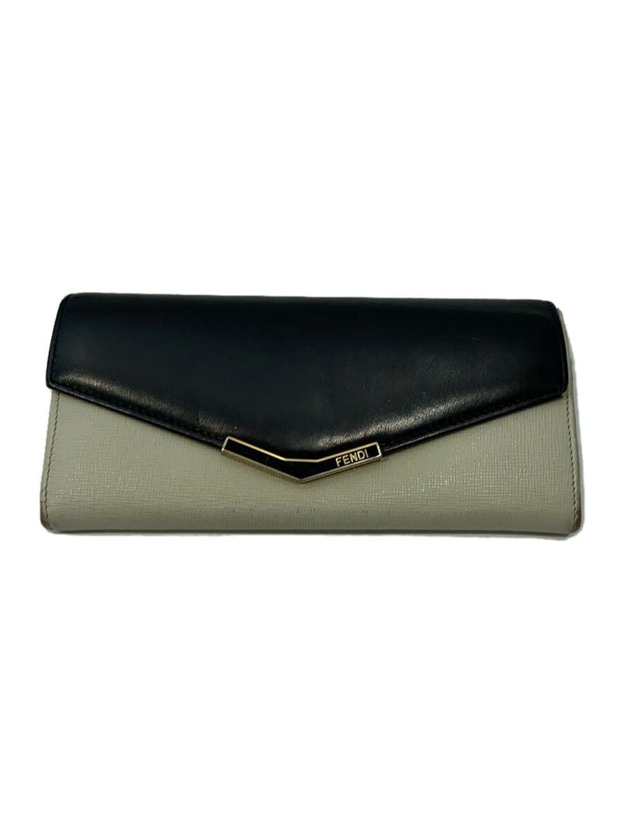 Fendi Fendi Leather Long Wallet White Size ONE SIZE - 1 Thumbnail
