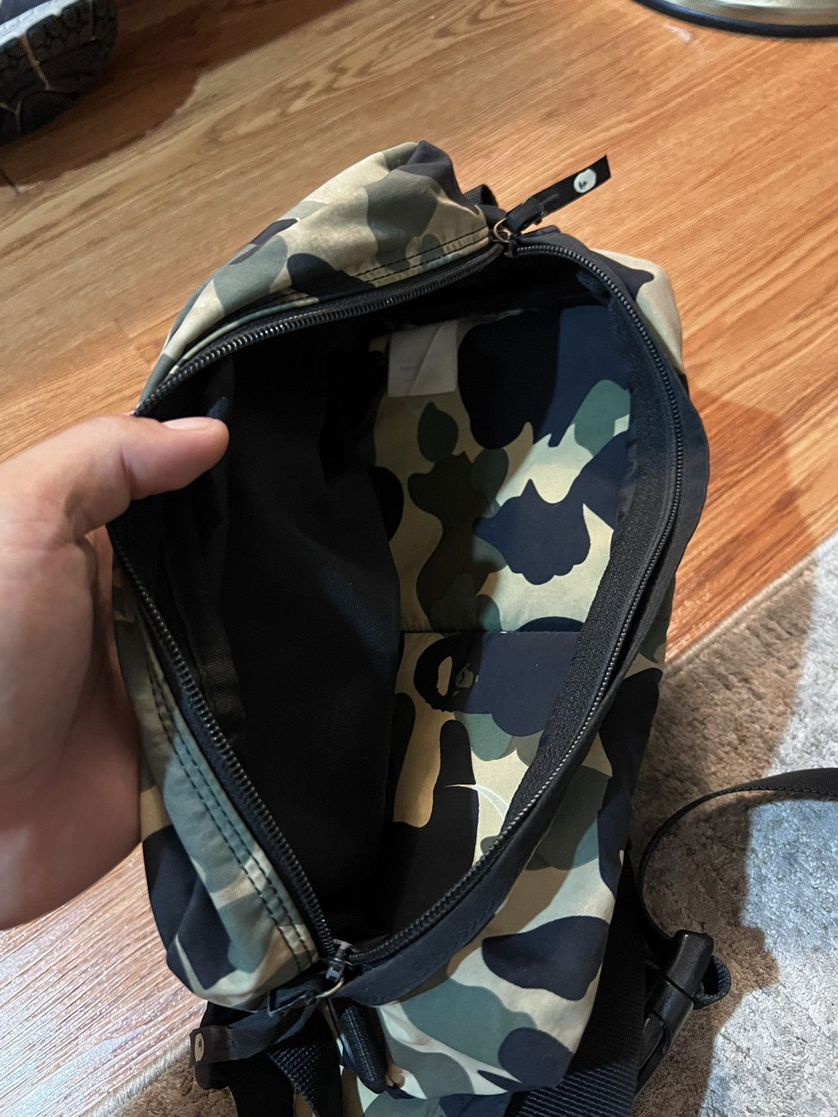Bape × Vintage OG VTG BAPE CAMO WAIST POUSH BAG Size ONE SIZE - 6 Thumbnail