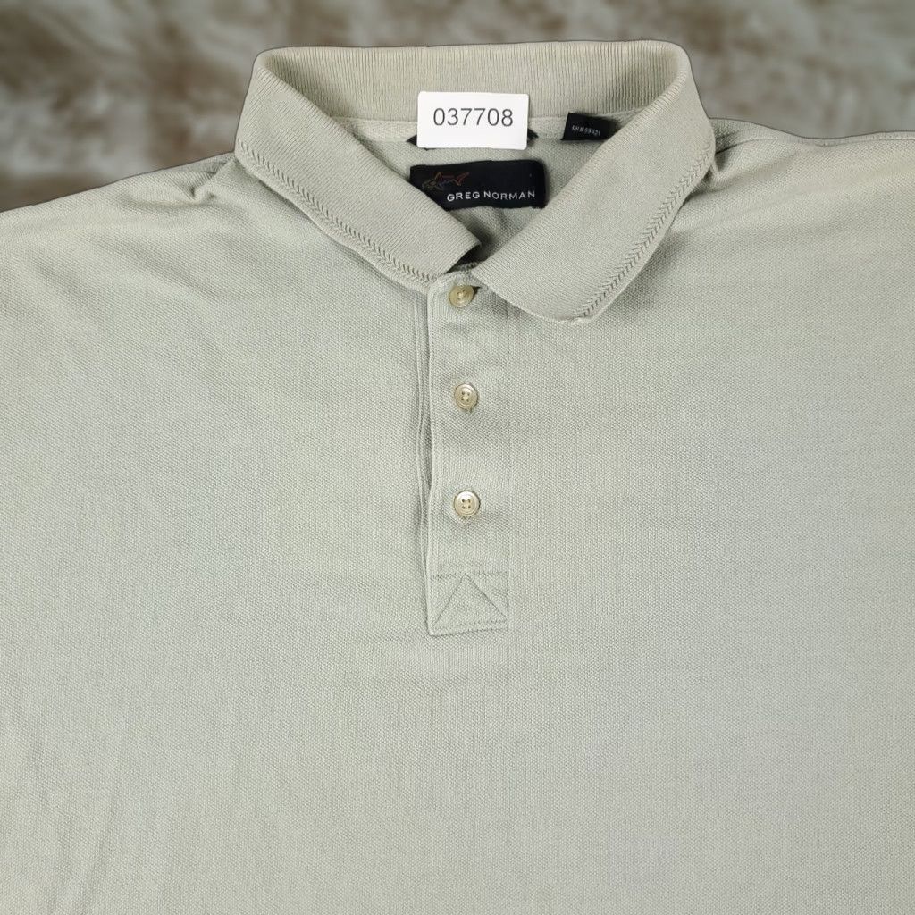 Vintage Greg Norman Polo Shirt Mens 2XL Beige Cotton Short Sleeve Polo Shirt Mens 2XL Beige Cotton Casual, Golf, Baseball, Rugby, Walking Size US XXL / EU 58 / 5 - 1 Thumbnail