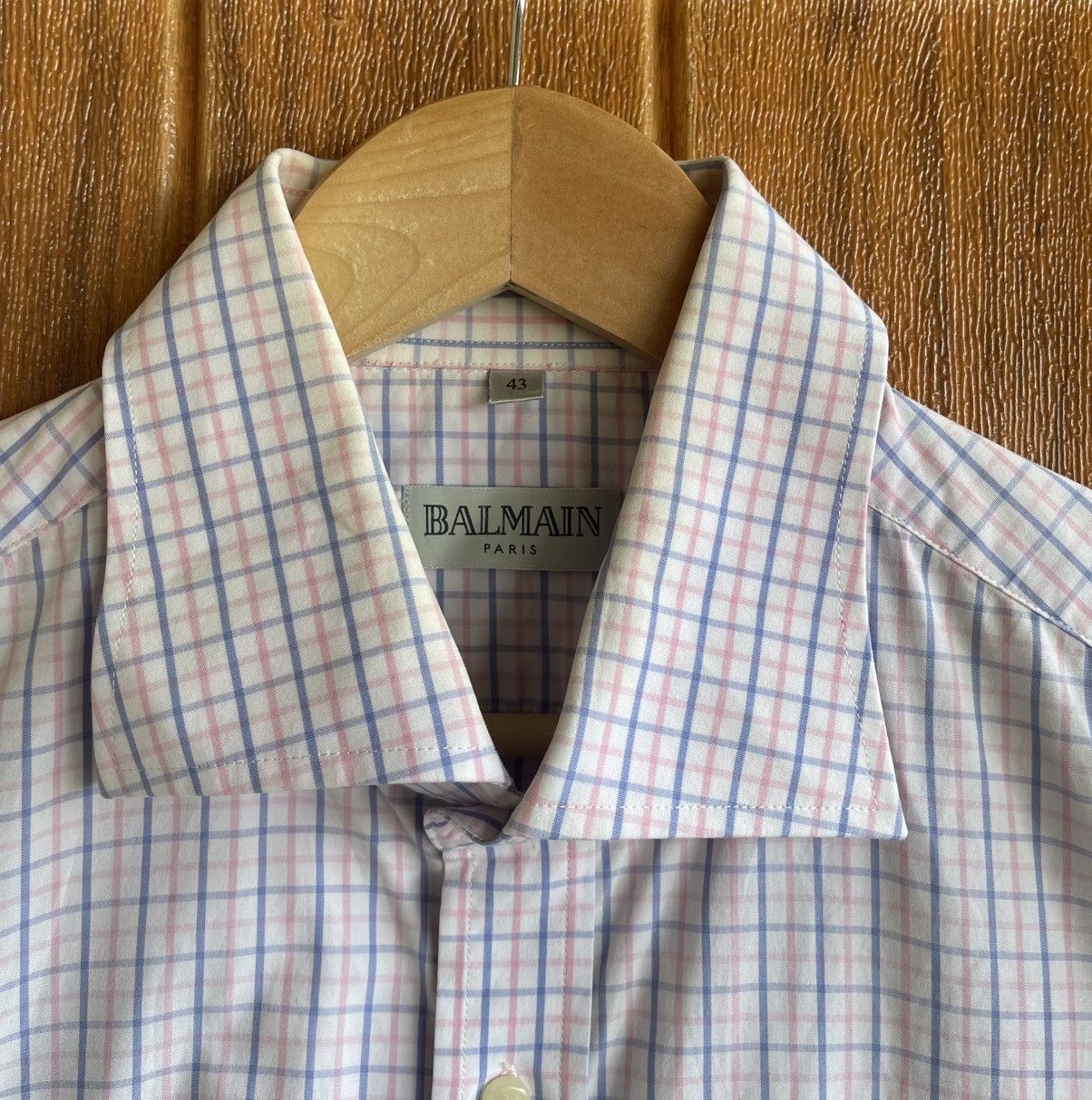 Balmain Vintage’90s🔥BALMAIN PIERRE🔥Square Short Shirt Button Up Size US L / EU 52-54 / 3 - 4 Thumbnail