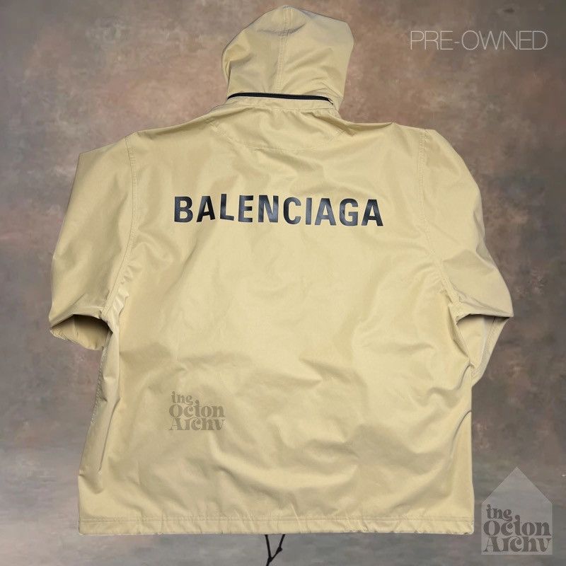 Balenciaga Balenciaga Hooded Printed Shell Jacket Unisex Pre-Owned Size US L / EU 52-54 / 3 - 2 Thumbnail