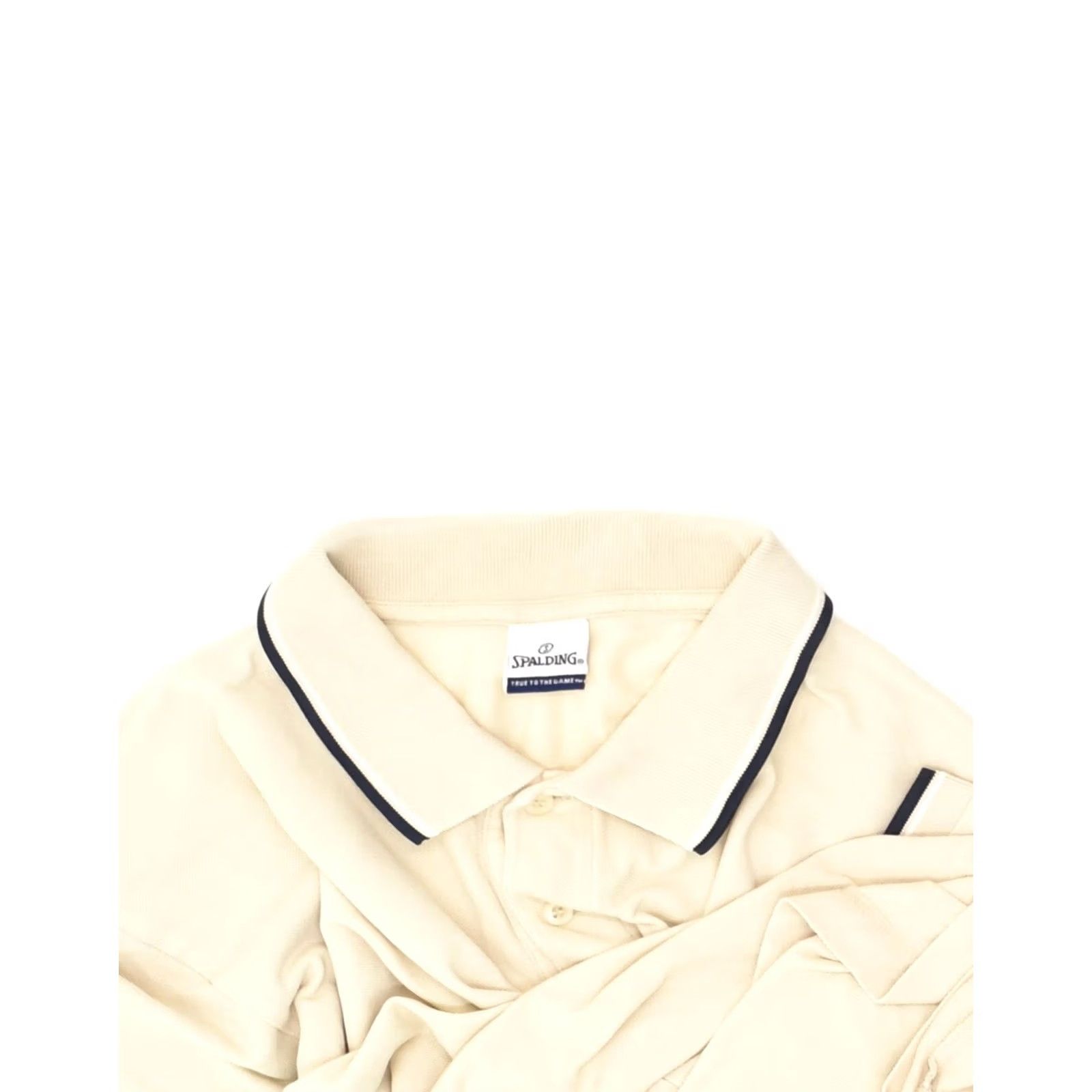 Vintage VINTAGE Mens Polo Shirt Beige 2XL Cotton AM15 Size US XXL / EU 58 / 5 - 5 Thumbnail