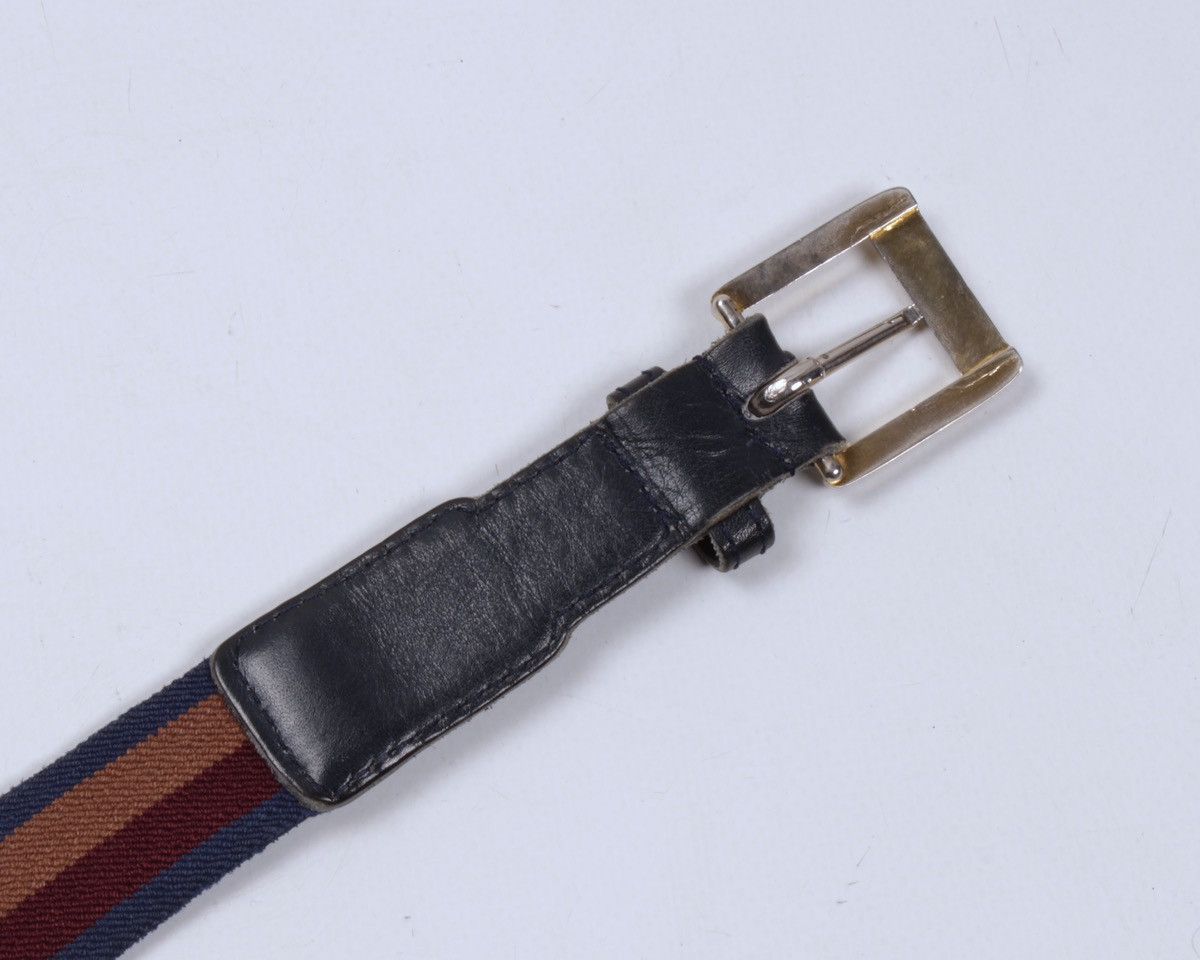 Lacoste × Vintage Lacoste Vintage Stretch Canvas Leather Mens/Unisex Belt Size ONE SIZE - 11 Thumbnail