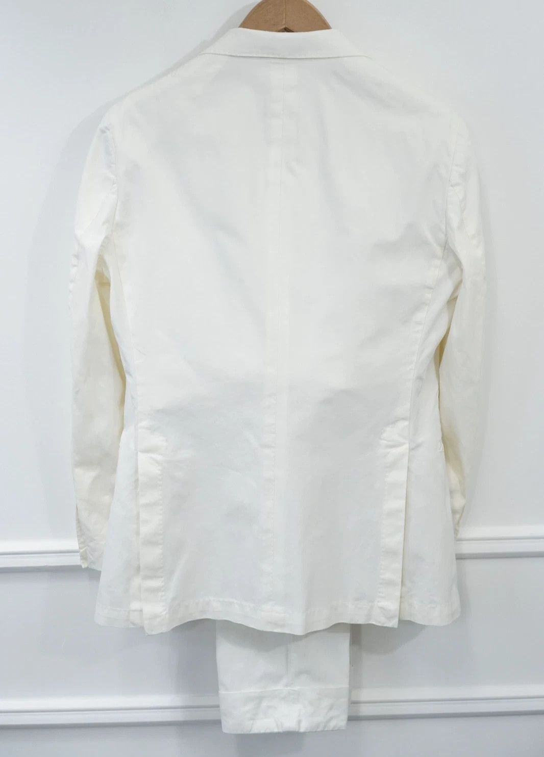 Suitsupply Men Suitsupply Suit Havana Jetted White EThomas UK/US38 Size 38R - 2 Thumbnail