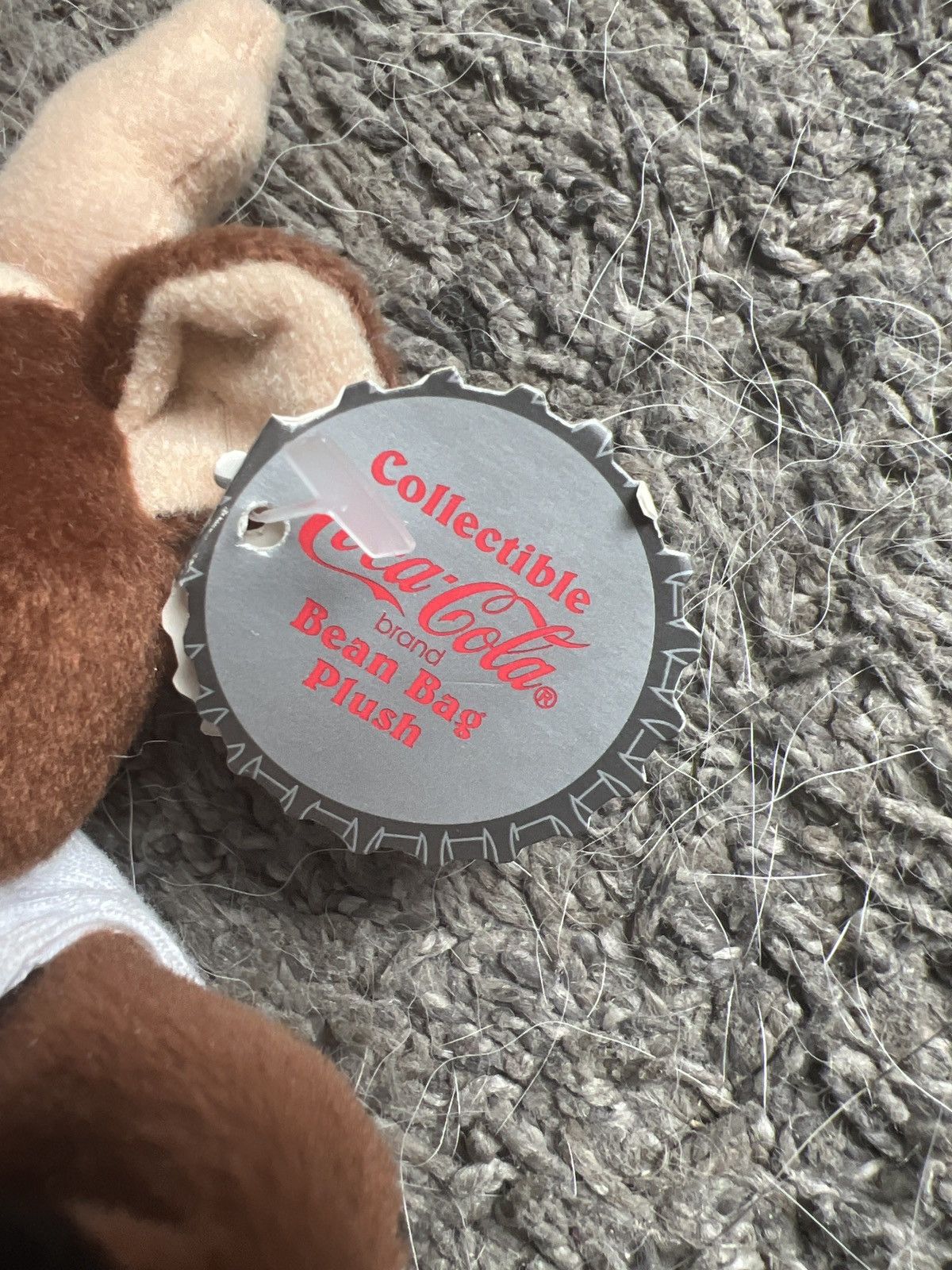Coca Cola 1998 Coca-Cola Reindeer In Shirt Bean Bag Plush Size ONE SIZE - 3 Thumbnail