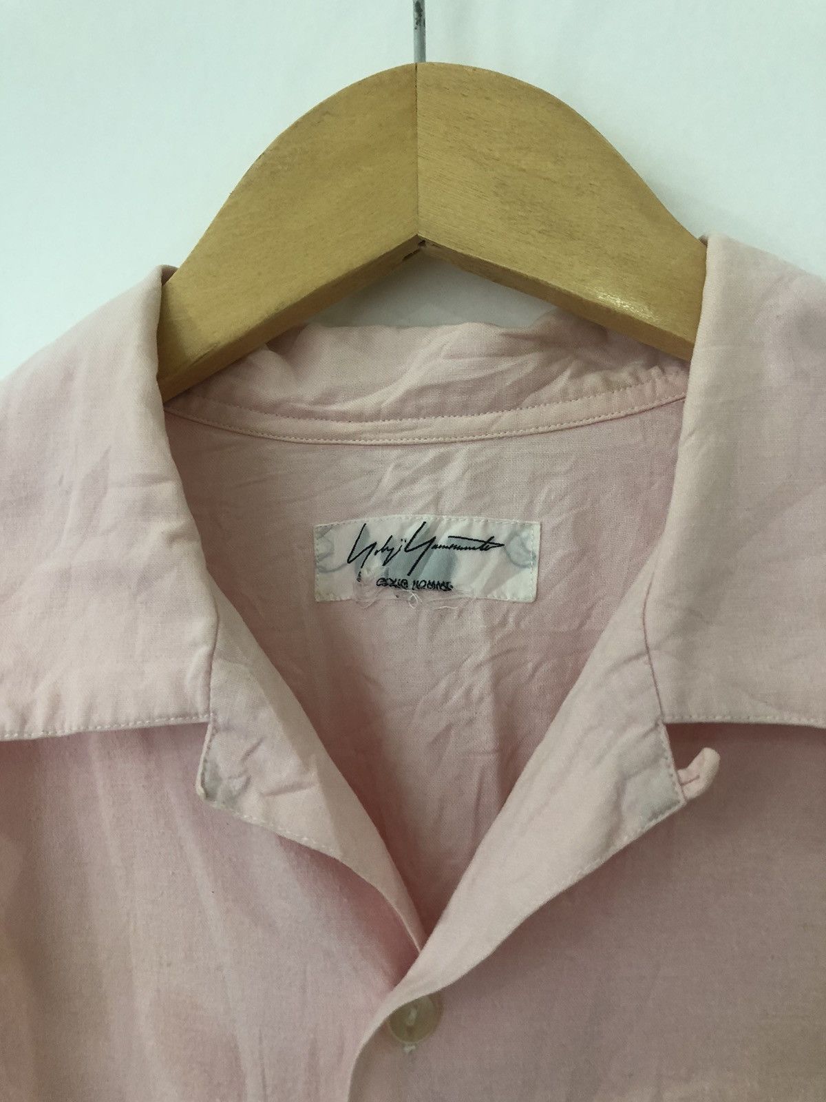 Yohji Yamamoto Pour Homme pink camp shirt Size US M / EU 48-50 / 2 - 2 Thumbnail