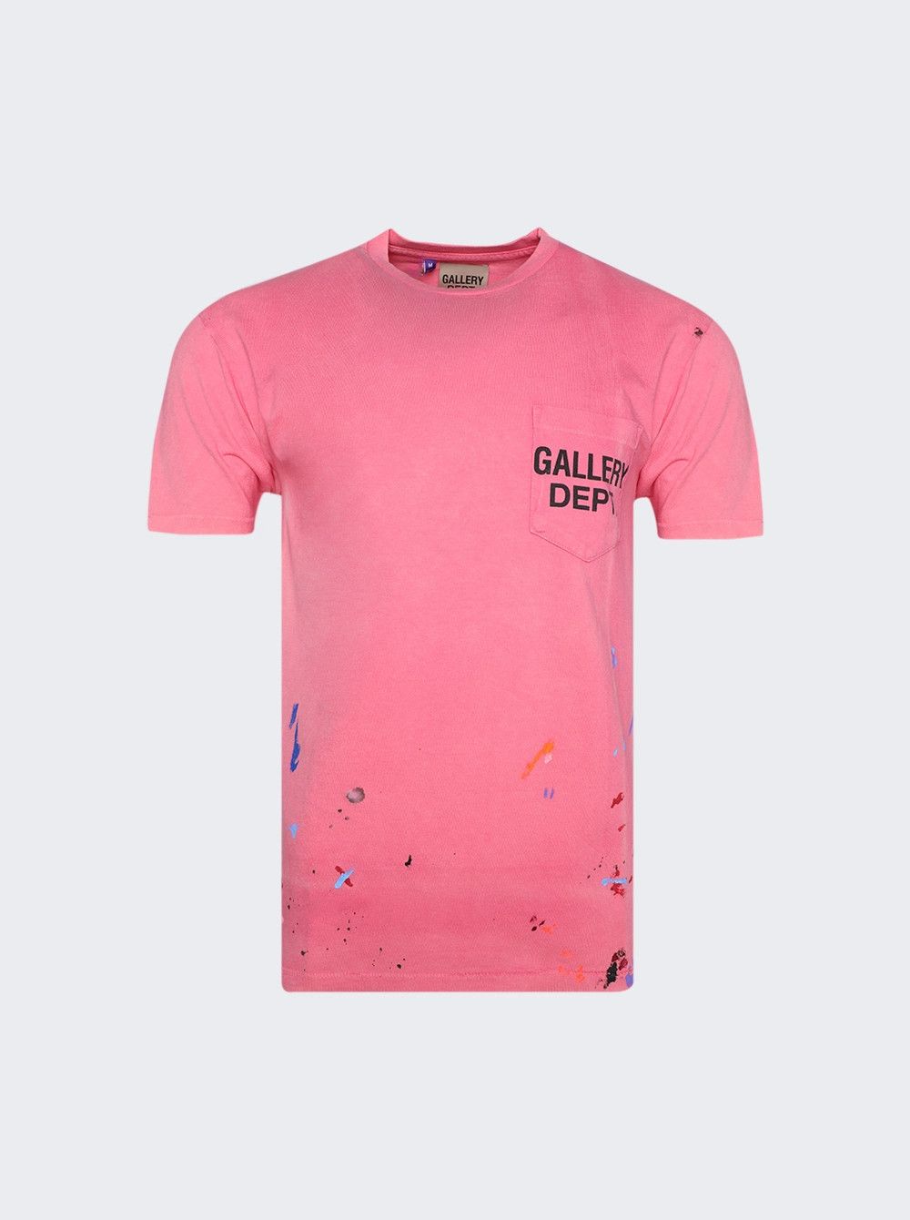 Gallery Dept. o1mle0326 Vintage Logo Painted Tee Shirt in Pink Size US XL / EU 56 / 4 - 1 Thumbnail