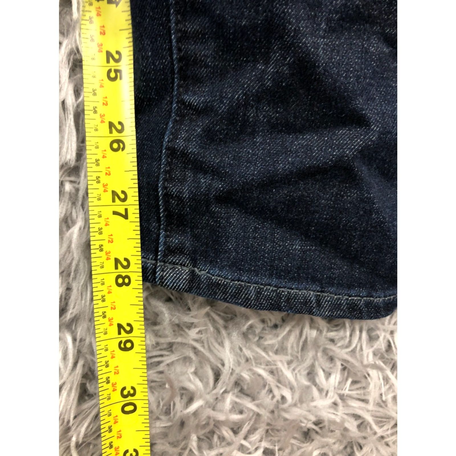 Gap Gap 1969 Maternity True Skinny Jeans Size 29 Womens Dark Wash Blue Denim 5-Pocket Belt Loops Zipper Button Slim Fit Cotton Jeans - Womens Size 29" - 3 Thumbnail