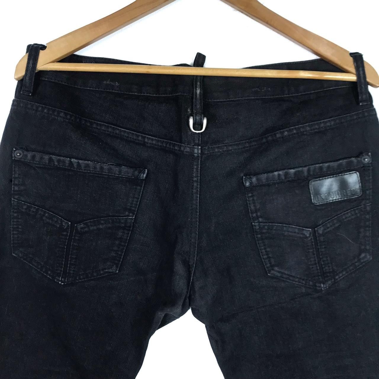 Dsquared2 Vtg DSQUARED2 Black Jeans Denim Straight Fit Pant Khakis Size US 36 / EU 52 - 3 Thumbnail