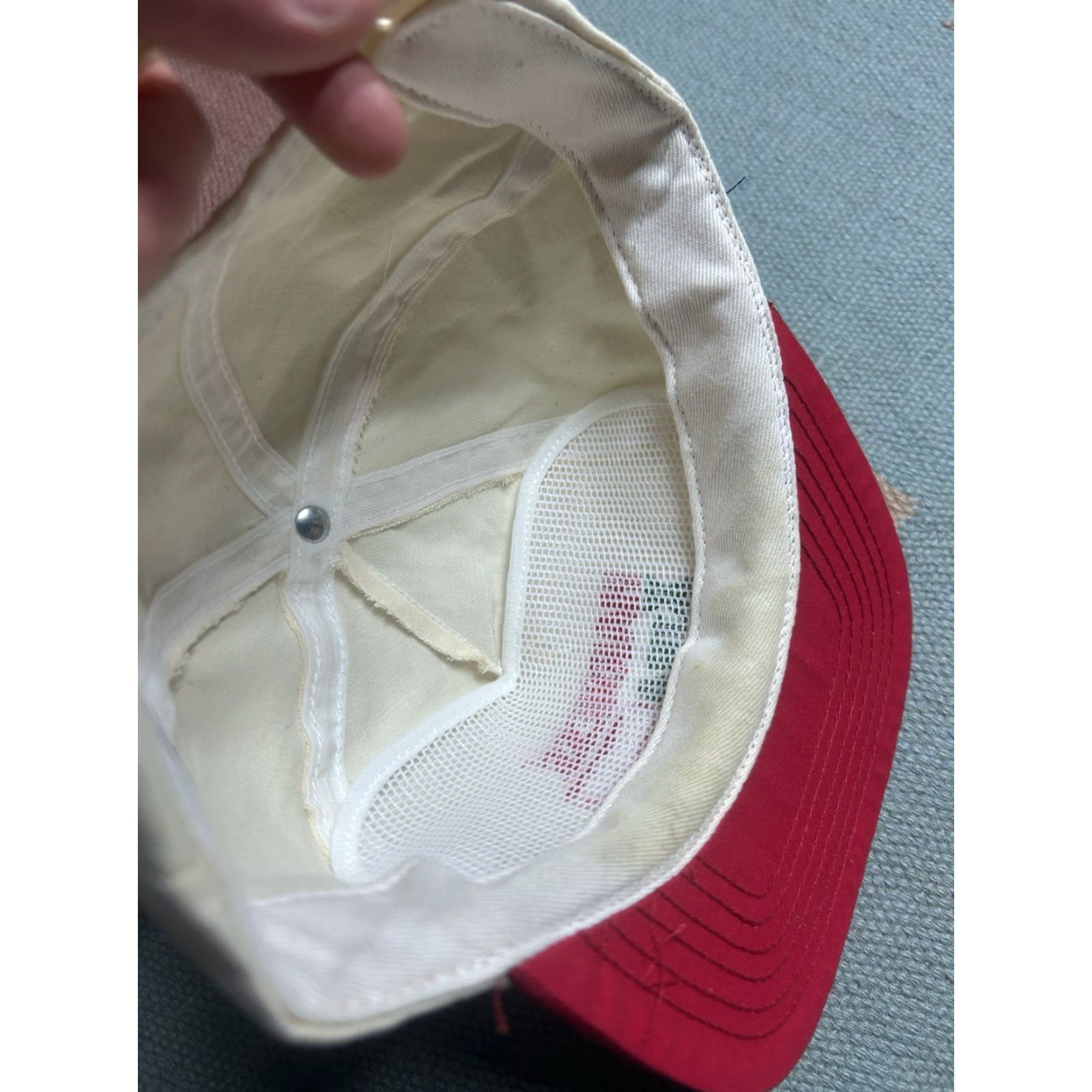 Vintage VINTAGE SnapBack Hat Cap USA 80s 90s Harness Xtra 5.6L herbicide farm Made in USA Men Adjustable White, SnapBack, USA, Vintage, 80s 90s, Hat, Mens Size ONE SIZE - 6 Thumbnail