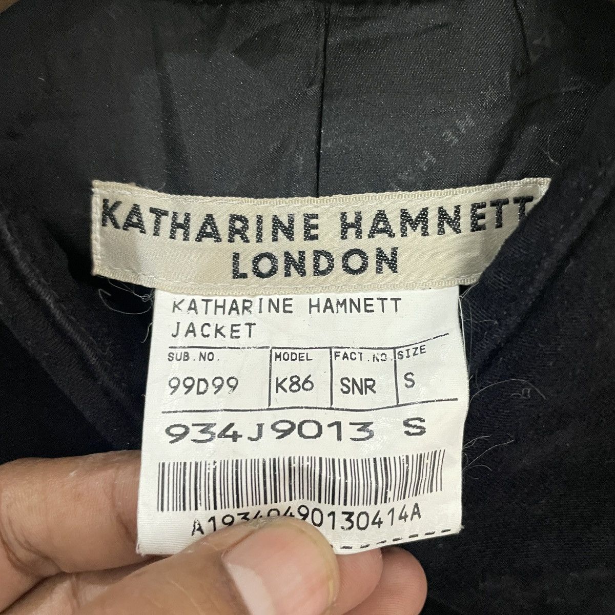 Katharine Hamnett London Vintage Katharine Hamnet London Jacket Size US M / EU 48-50 / 2 - 6 Thumbnail