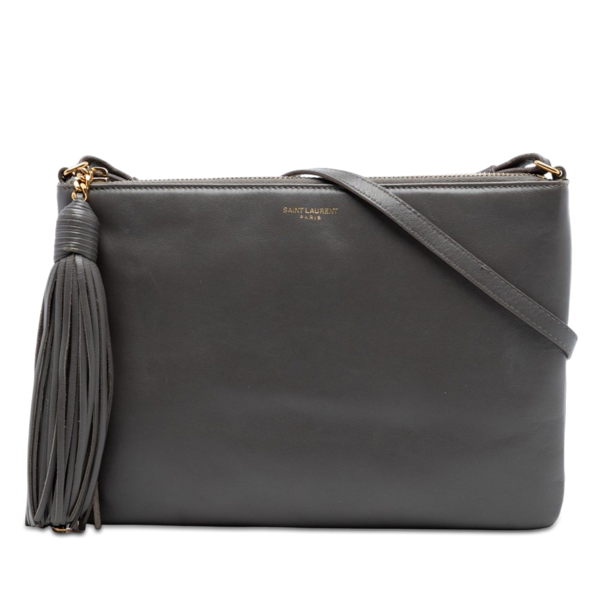 Saint Laurent Paris Leather Teen Monogram Crossbody Size ONE SIZE - 1 Thumbnail