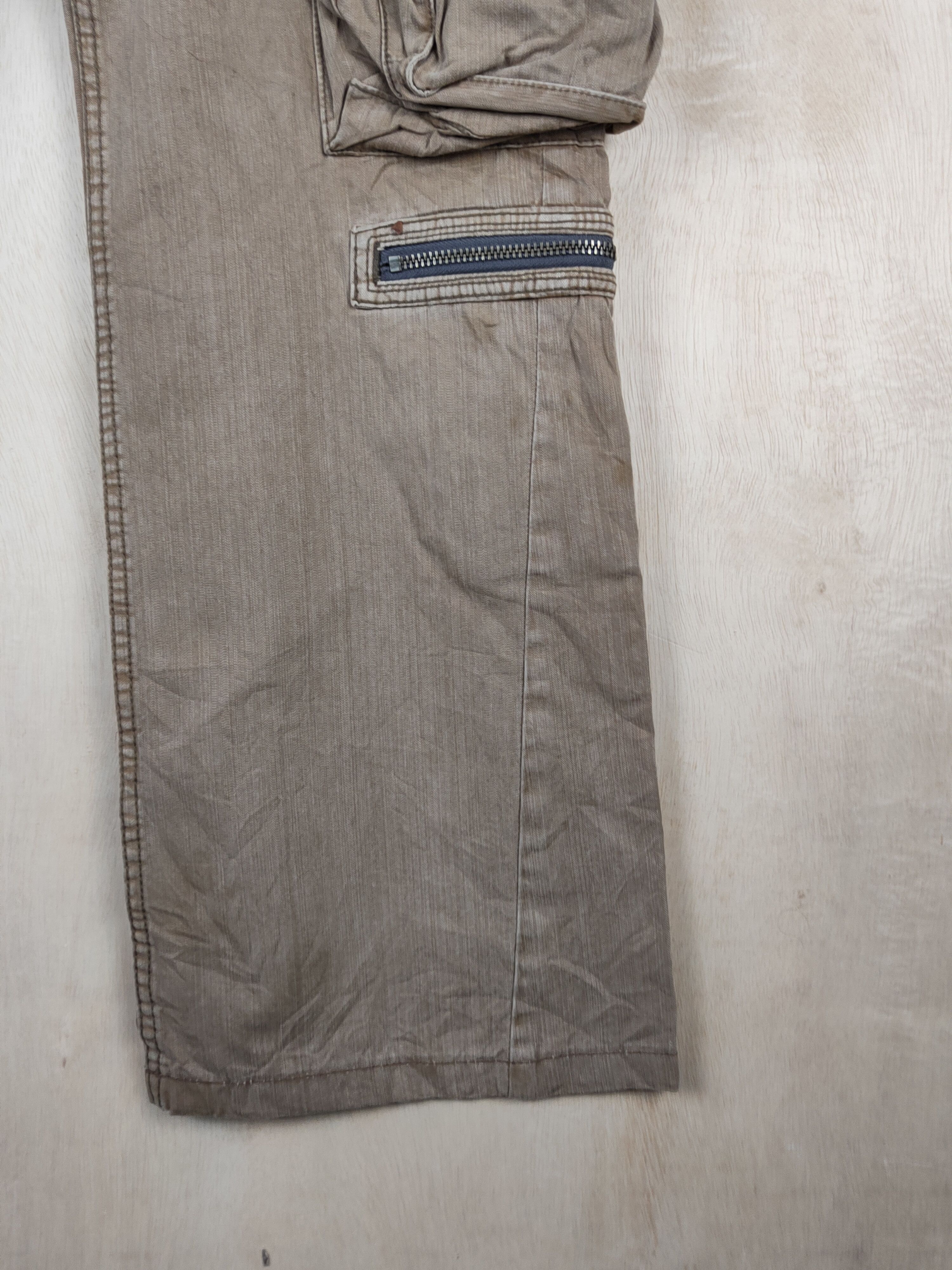 Japanese Brand DL Surplus Brown Multipocket Tactical Cargo Pants #S2444 Size US 30 / EU 46 - 6 Thumbnail
