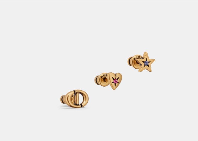 Dior o1w1db10325 Size: OS / E3294 Stud Earrings Set in Gold Size ONE SIZE - 1 Thumbnail