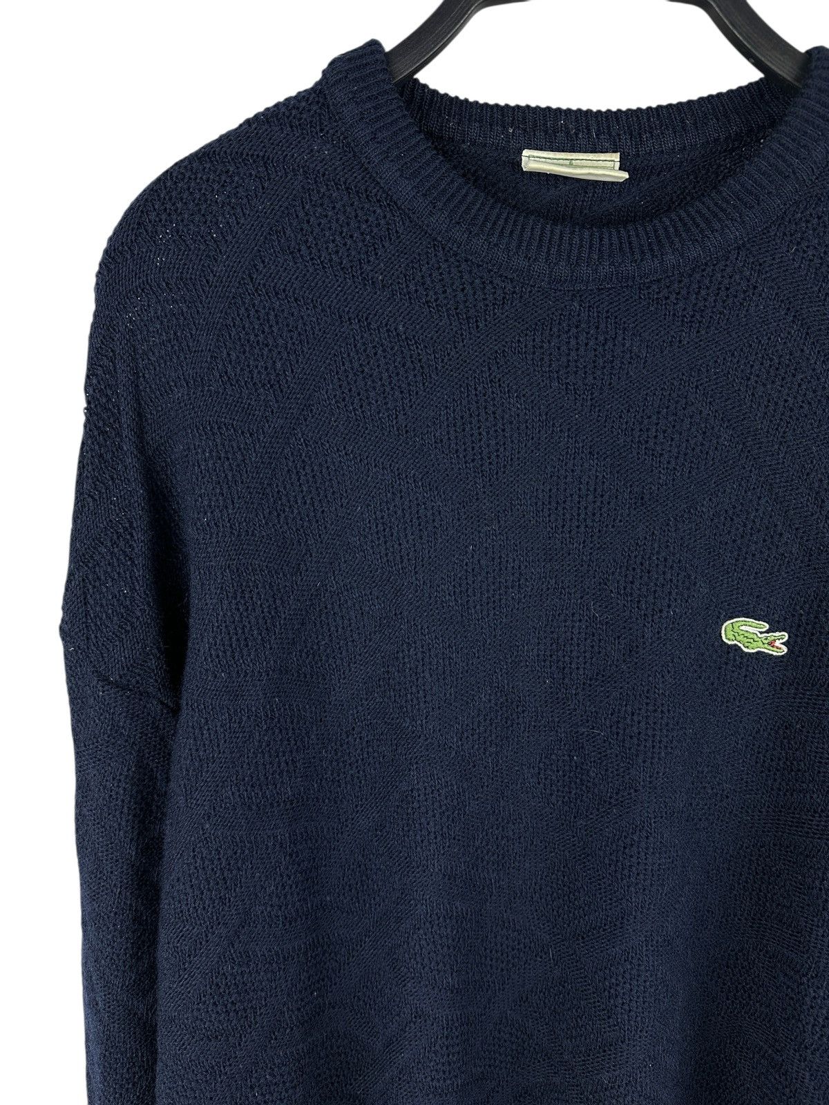 Lacoste Vintage Lacoste Wool Knit Sweater Crewneck Size US XL / EU 56 / 4 - 2 Thumbnail