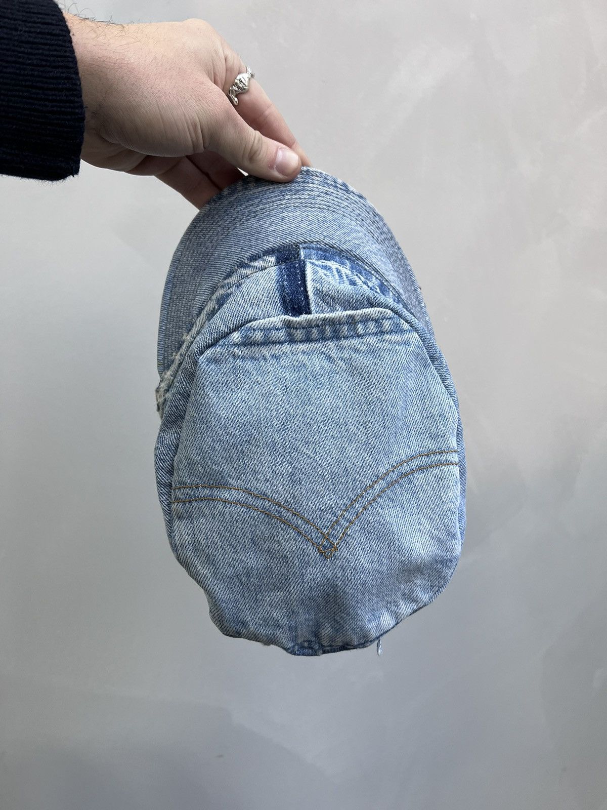 Kapital × Levi's DISTRESSED PATCHWORK REWOKED JAPANESE style CAP Size ONE SIZE - 9 Thumbnail