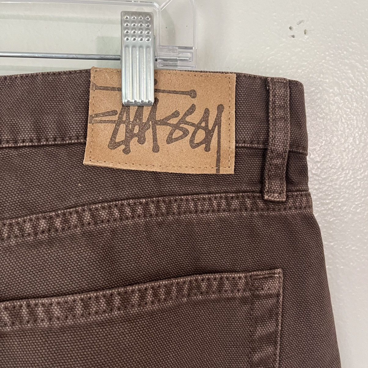 Stussy Classic Jean Washed Canvas Denim Size US 38 / EU 54 - 6 Thumbnail