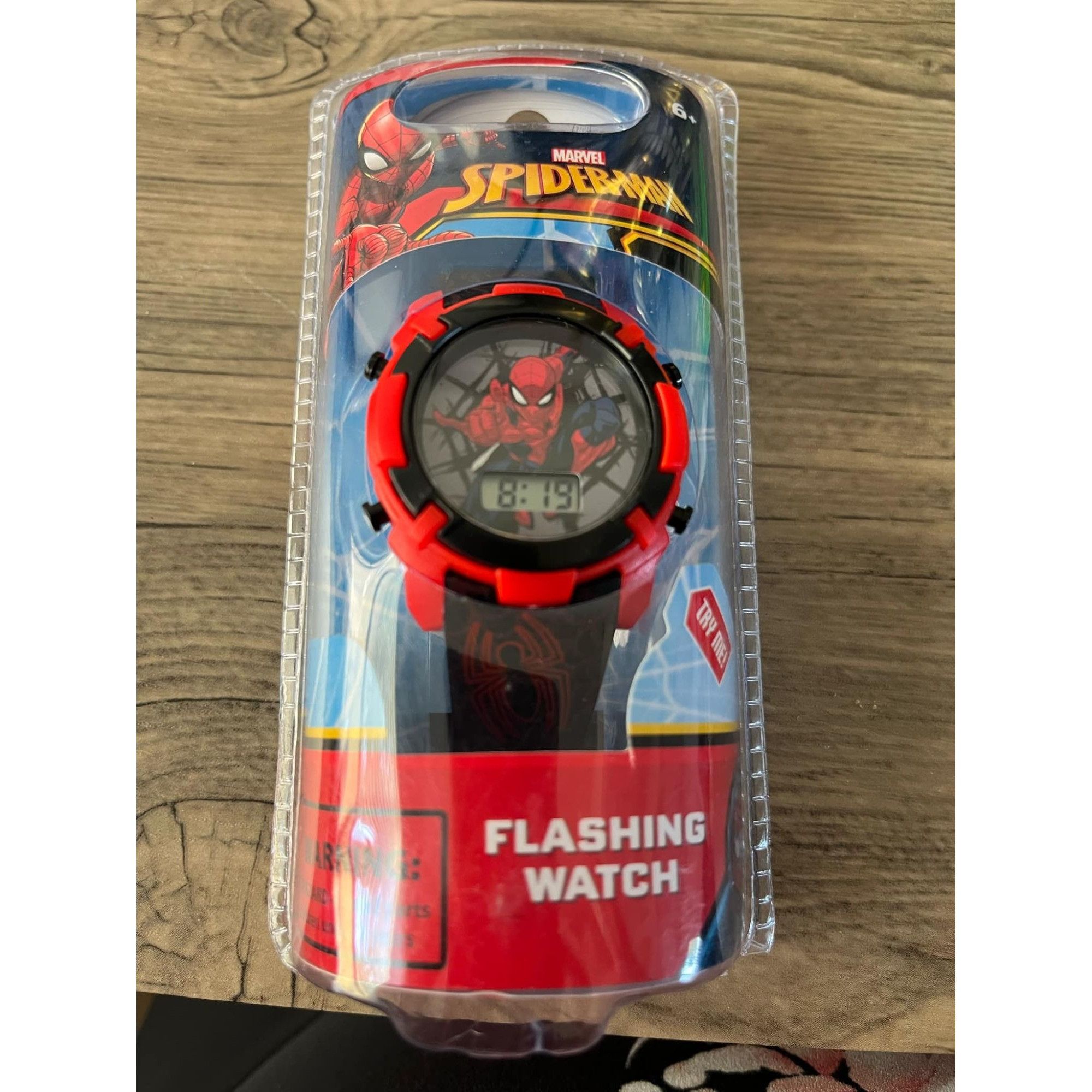 Other Marvel Spider-Man Kids Flashing Watch With Digital Display & Size ONE SIZE - 1 Thumbnail
