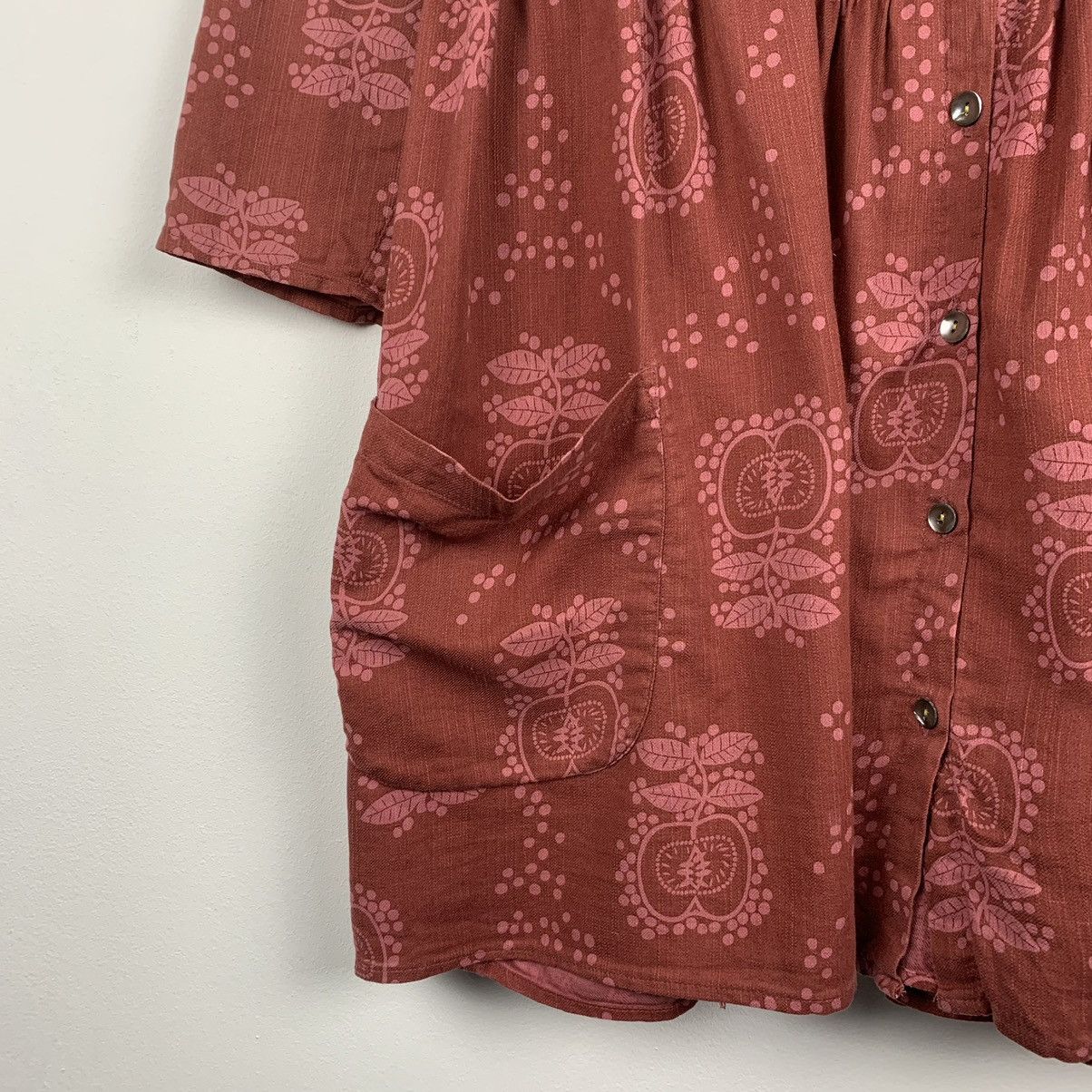 Gudrun Sjoden Gudrun Sjoden Floral Blouse Shirt Tunica Size S 3/4 Sleeve Size S / US 4 / IT 40 - 6 Thumbnail