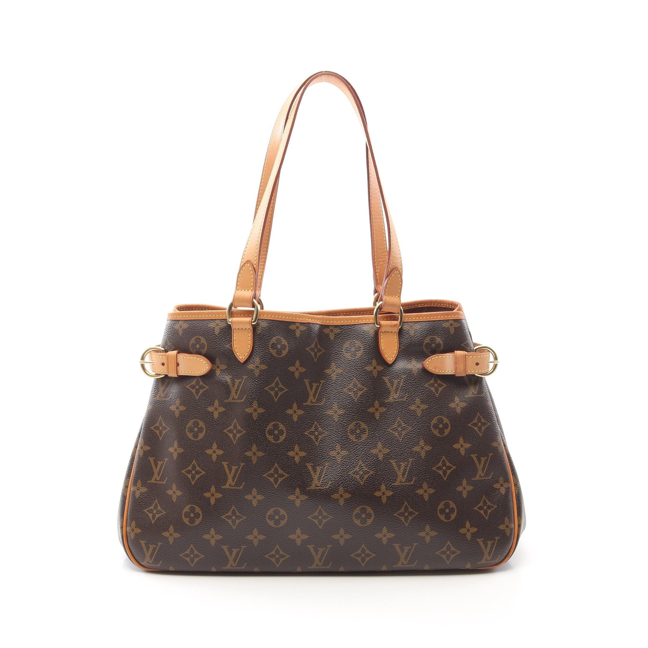 Louis Vuitton Louis Vuitton Batignolles Horizontal Monogram Shoulder Bag Leather Brown Size ONE SIZE - 1 Thumbnail