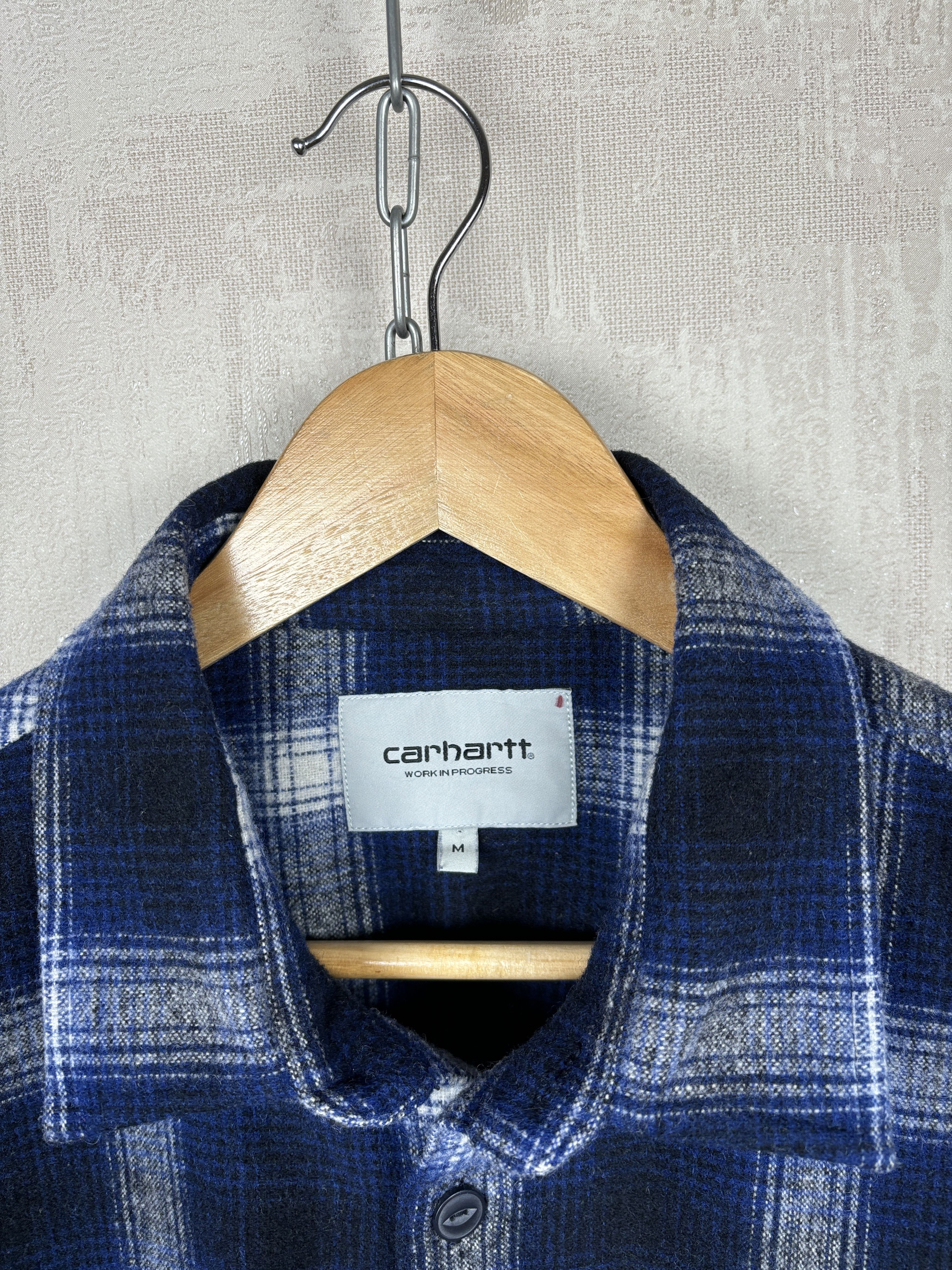 Carhartt Wip MINT Carhartt WIP L/S Halleck Shirt Wool Blend Pockets Check Size US M / EU 48-50 / 2 - 5 Thumbnail