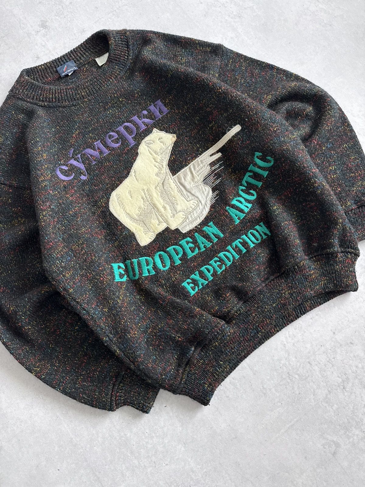 Daniel Hechter Daniel Hechter Rare «Сумерки» Arctic Expedition Knit Sweater Size US M / EU 48-50 / 2 - 7 Thumbnail