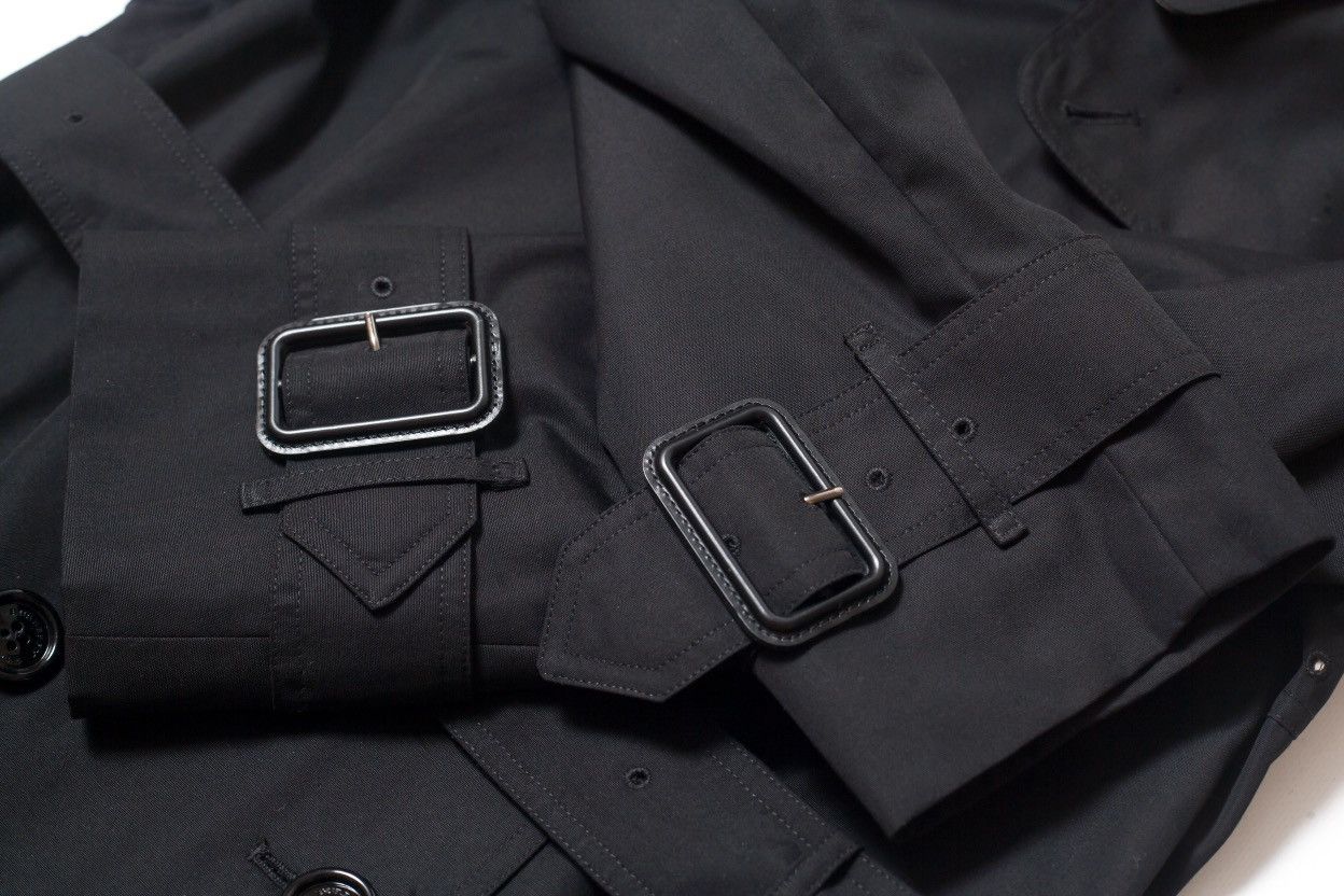 Burberry Burberry Sandringham Short Black Trench Coat Nova Check Size M / US 6-8 / IT 42-44 - 8 Thumbnail