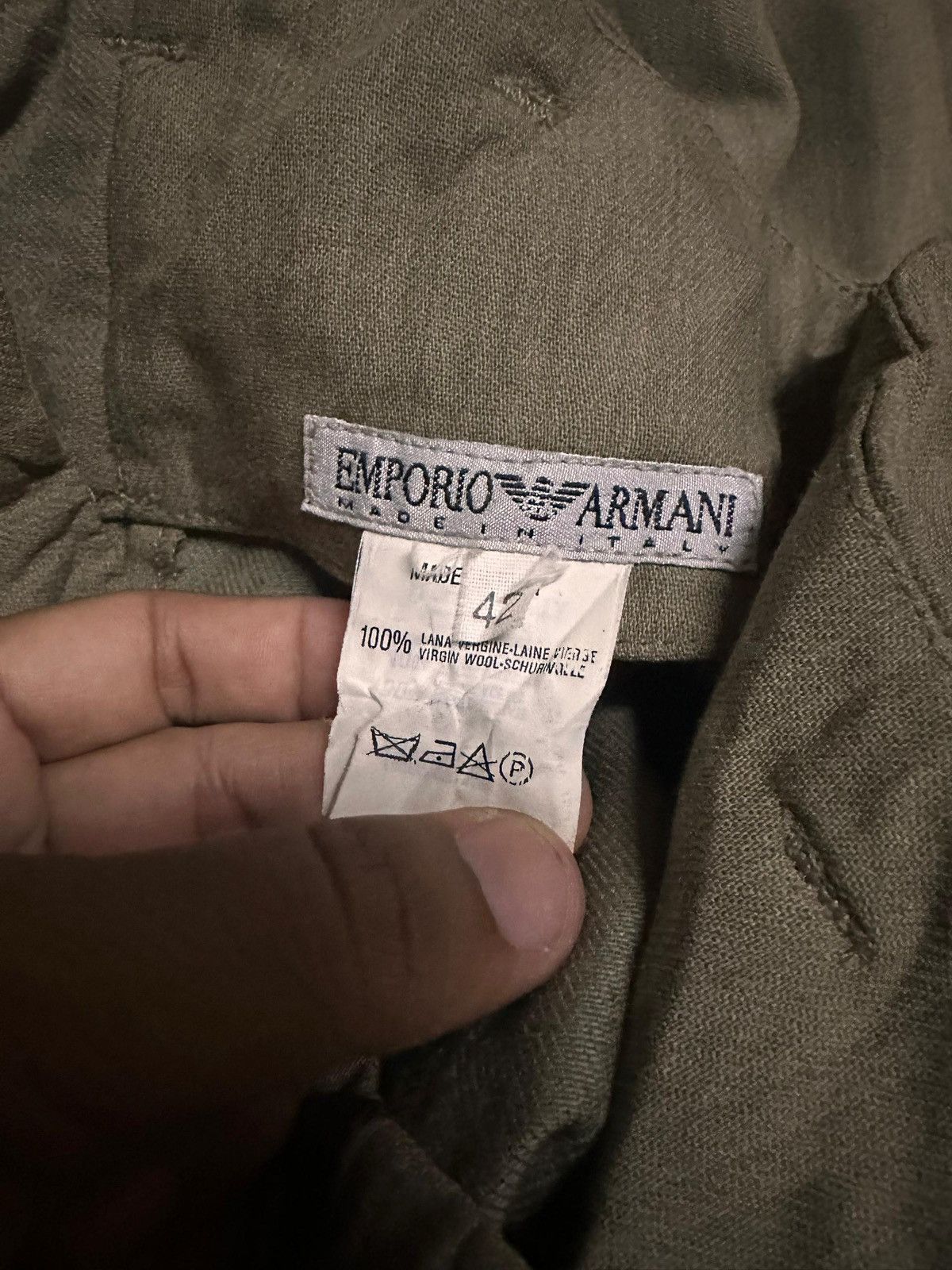 Emporio Armani Vtg🔥Avant-Garde Emporio Armani Balloon Pants Size US 29 - 16 Thumbnail