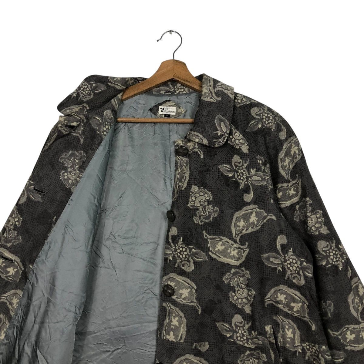 Japanese Brand 🔥VINTAGE LONG JACKET OVERPRINT YUKI BELLE ISSEY MIYAKE Size M / US 6-8 / IT 42-44 - 15 Thumbnail