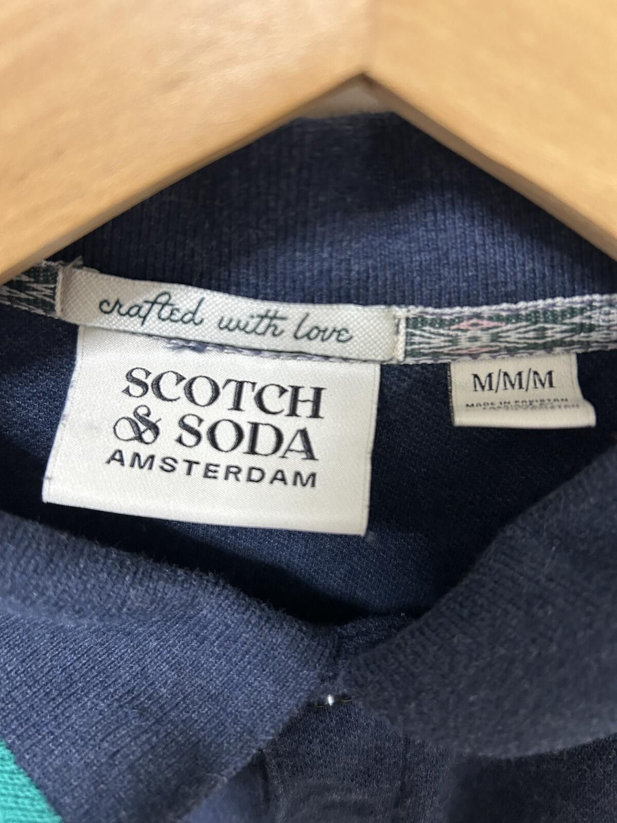 Scotch & Soda Scotch & Soda Amsterdam 100% Cotton Golf Polo Navy Medium Size US M / EU 48-50 / 2 - 3 Thumbnail