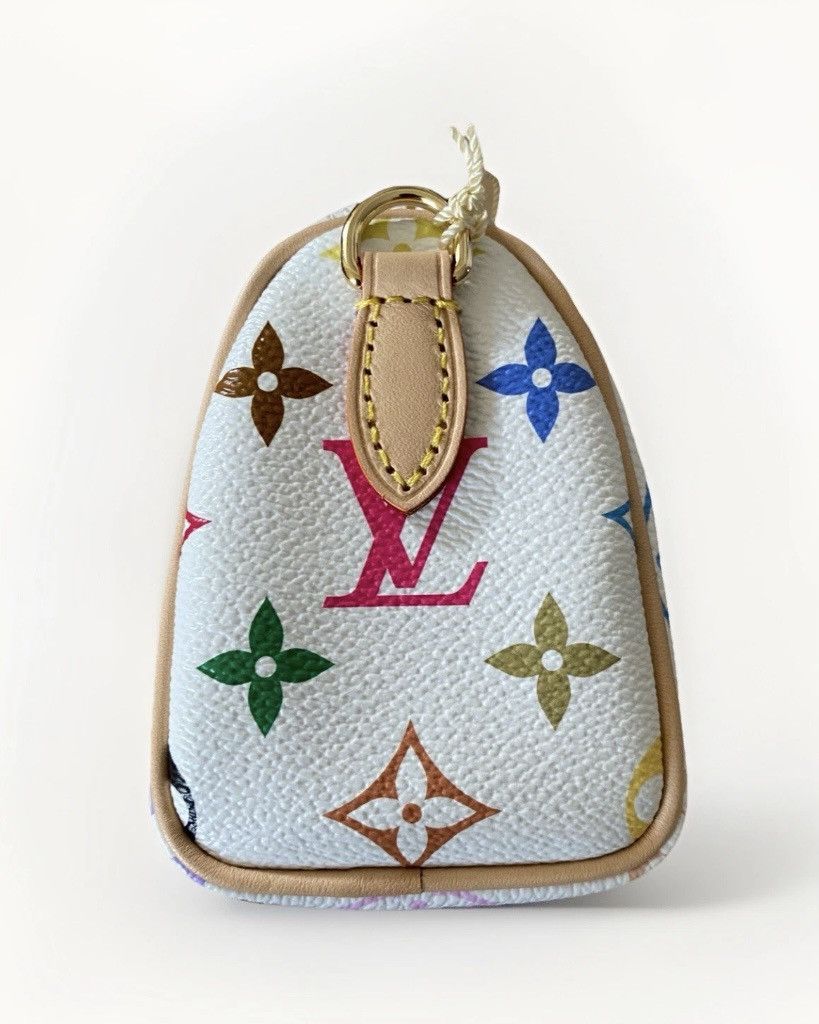 Louis Vuitton × Takashi Murakami Louis Vuitton Murakami White Nano Speedy 2025 NWT M13391 Size ONE SIZE - 7 Thumbnail