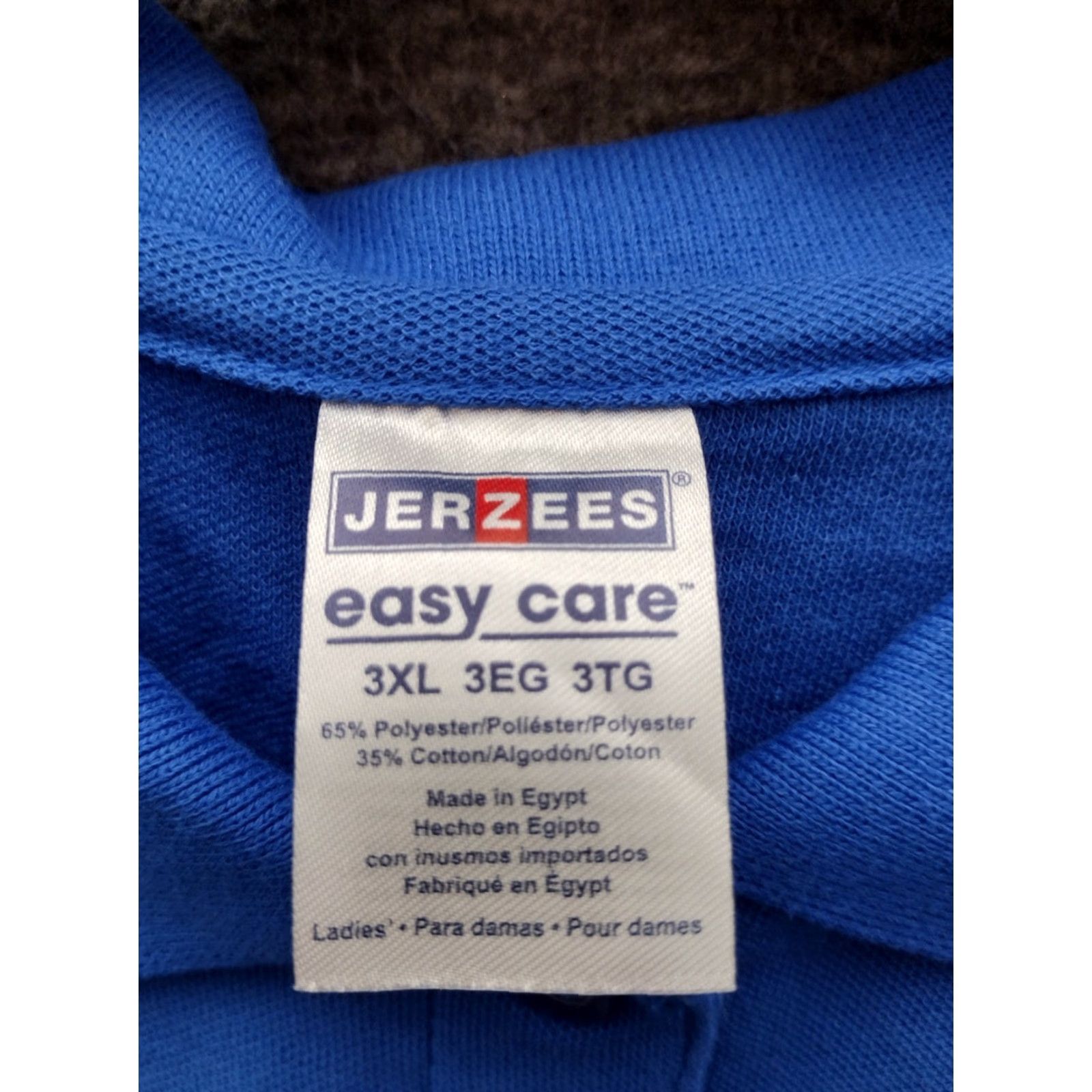 Jerzees Jerzees Easy Care Polo Shirt Men Color Blue Size 3XL Size US XXL / EU 58 / 5 - 6 Thumbnail