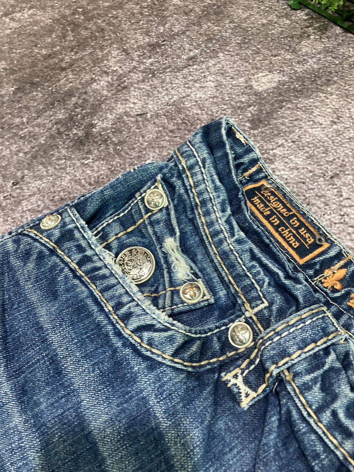 Rock Revival Vintage Rock Revival Andre Straight Y2K Denim Jeans Size US 33 - 11 Thumbnail