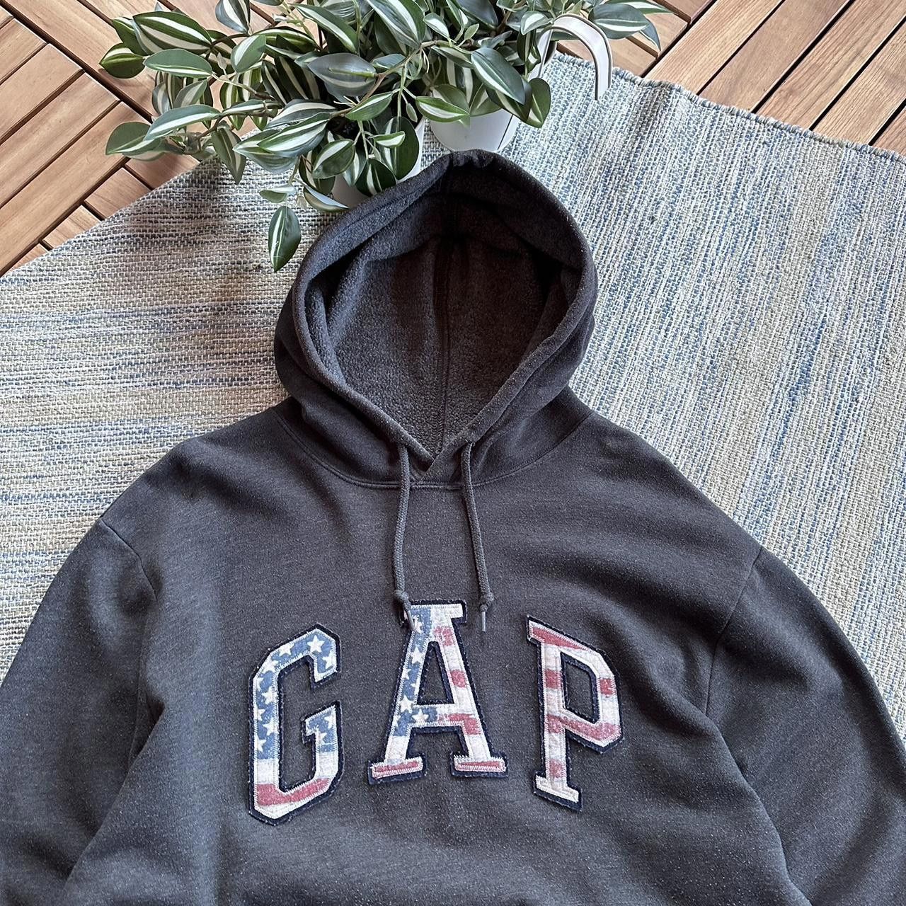 Gap Vintage Y2K Gap USA Big Logo Baggy Hoodie Size US XL / EU 56 / 4 - 3 Thumbnail