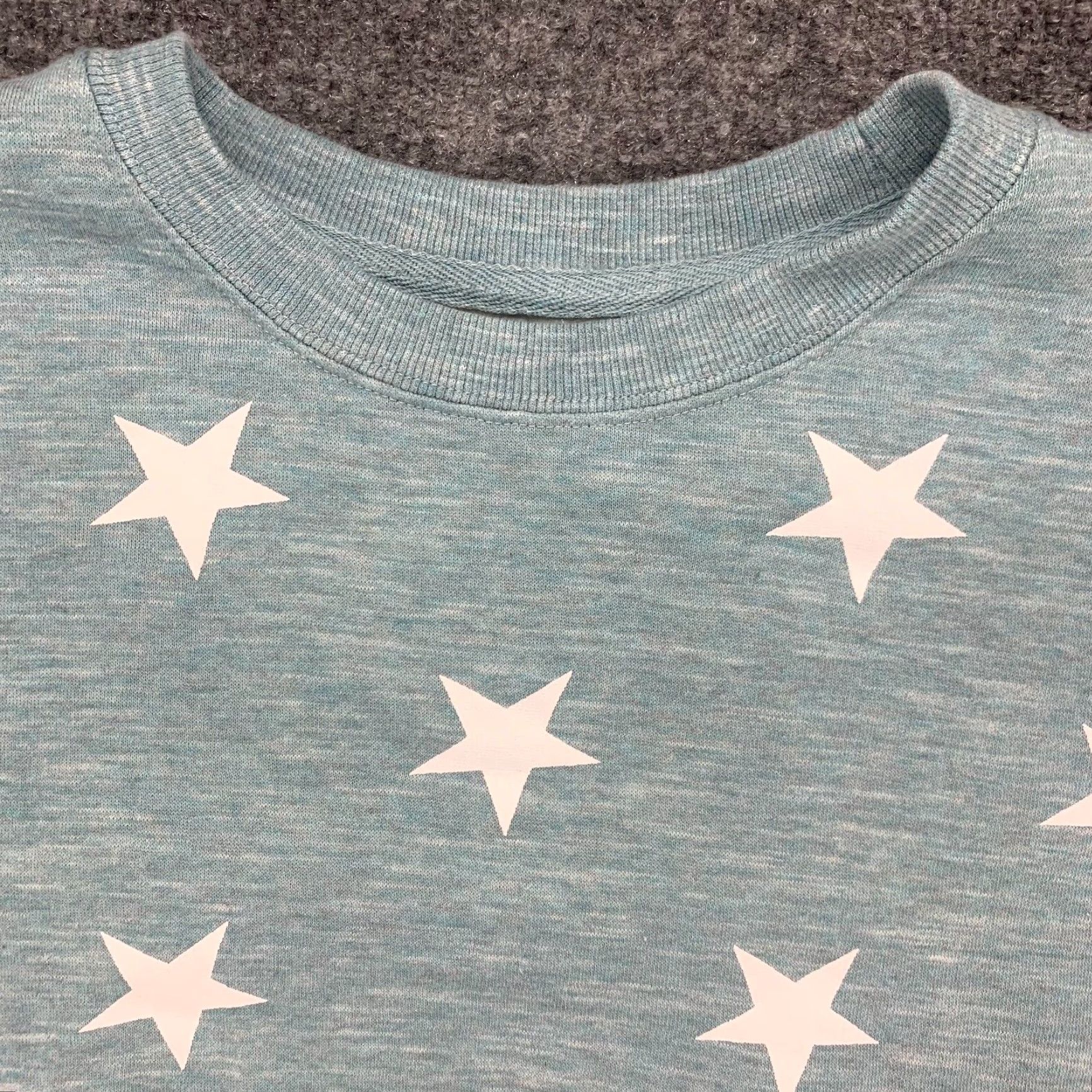 Vintage Reflex Sweatshirt Womens Small Blue Star Print Pullover Cotton Polyester Casual Size S / US 4 / IT 40 - 4 Thumbnail