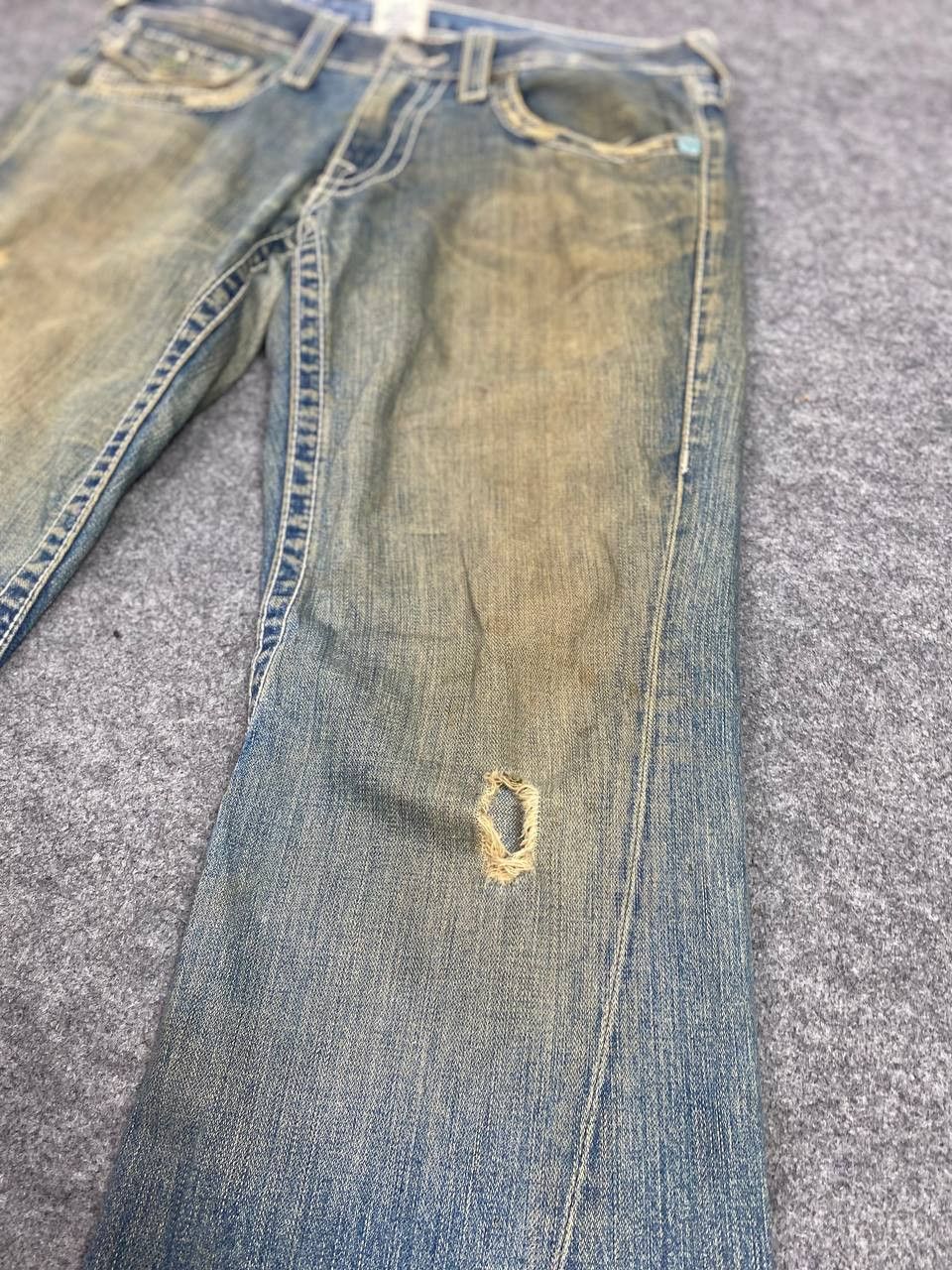 True Religion vintage true religion bootcut flare distressed denim Size US 34 / EU 50 - 11 Thumbnail