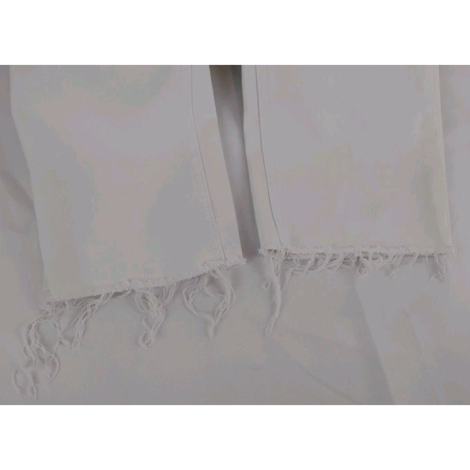 MOTHER Mother The Mid Rise Dazzler Jeans Women's 29 White Crop Size 29" - 7 Thumbnail