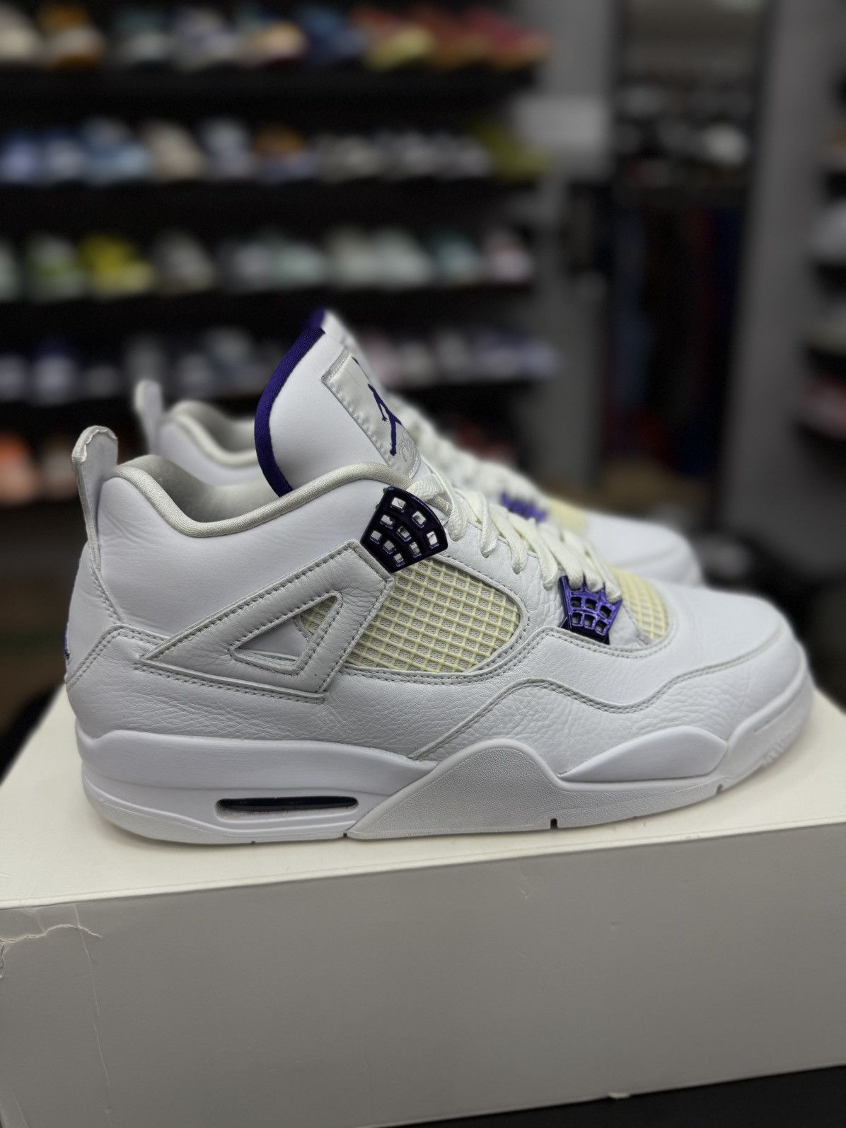 Jordan Brand Jordan 4 Metallic Purple Size 12 (CT8527-115) Size US 12 / EU 45 - 2 Thumbnail