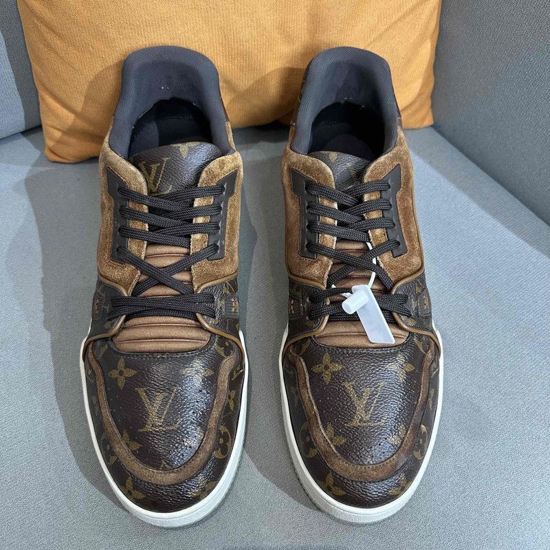 Louis Vuitton Louis Vuitton Stylish Brown Low-Top Trainers -2508 Size US 9.5 / EU 42-43 - 2 Thumbnail