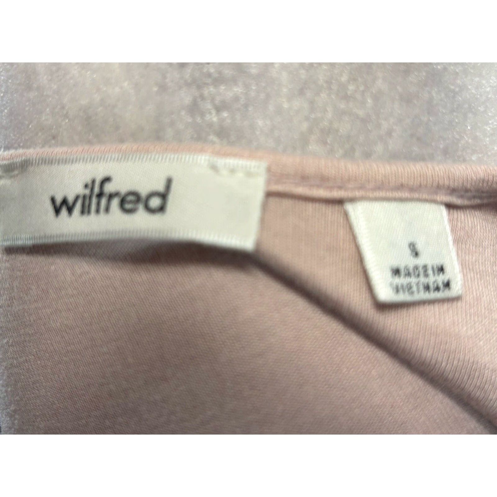 Vintage WILFRED Assonance Tank Midi Dress Women’s Small Pink Sleeveless Pockets Size S / US 4 / IT 40 - 6 Thumbnail