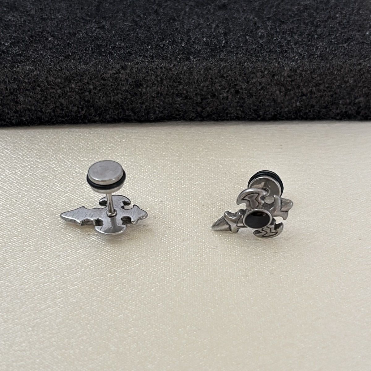 Other Cross Stud Earrings for Men Women Punk Hip Hop Unisex Size ONE SIZE - 4 Thumbnail