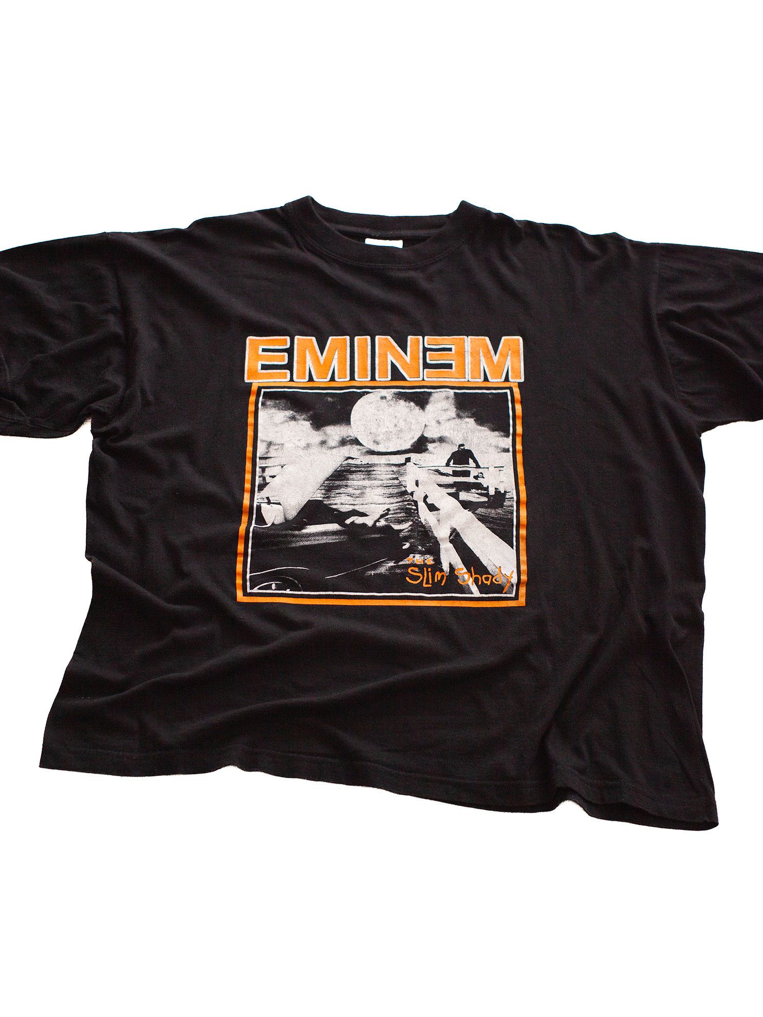 Vintage Y2K Eminem The Slim Shady Euro Bootleg Rap T-Shirt