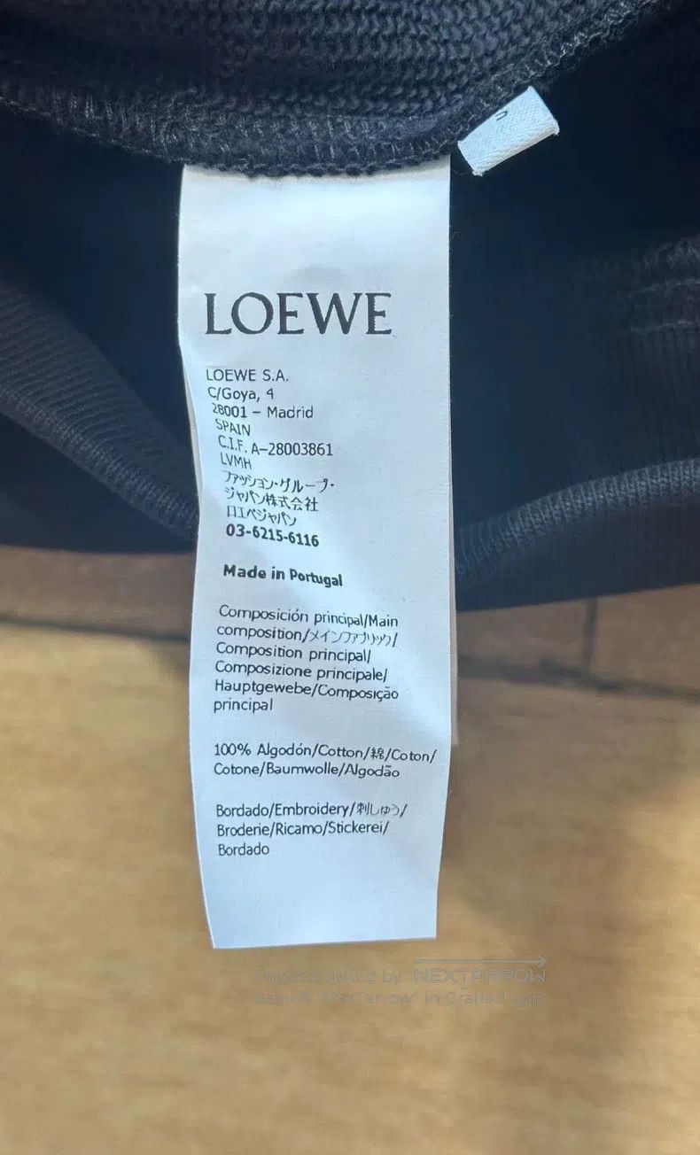 Loewe Loewe Cotton Round Neck Letter Embroidered Sweatshirt Size S / US 4 / IT 40 - 5 Thumbnail